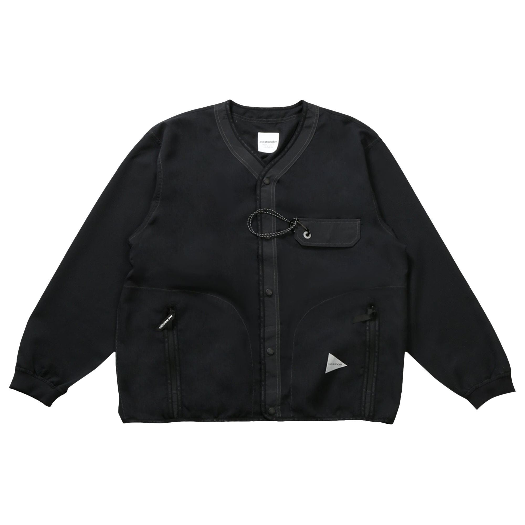 Pre-owned And Wander Vent Cardigan 'black' | Men's Size Xl