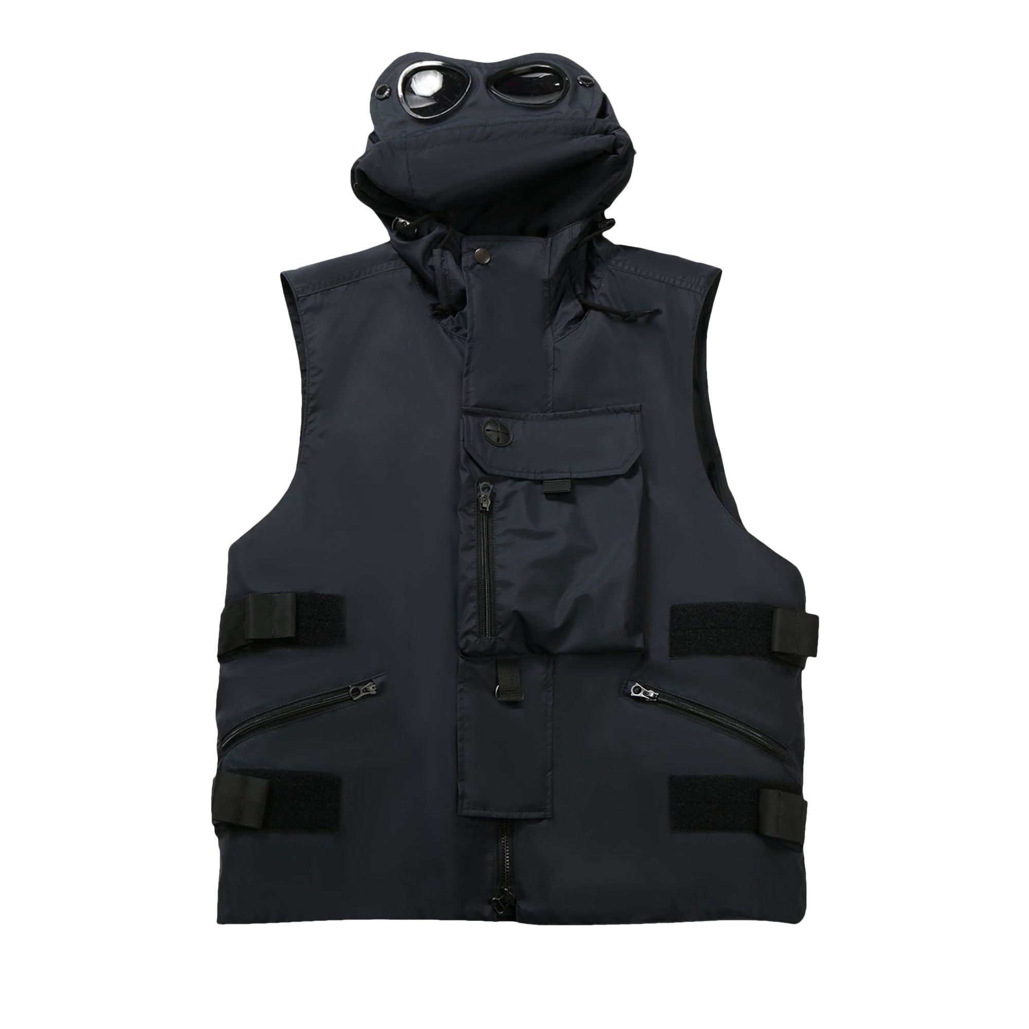 Pre-owned Junya Watanabe Man X C.p. Company Nylon Vest 'black' | Men's Size L