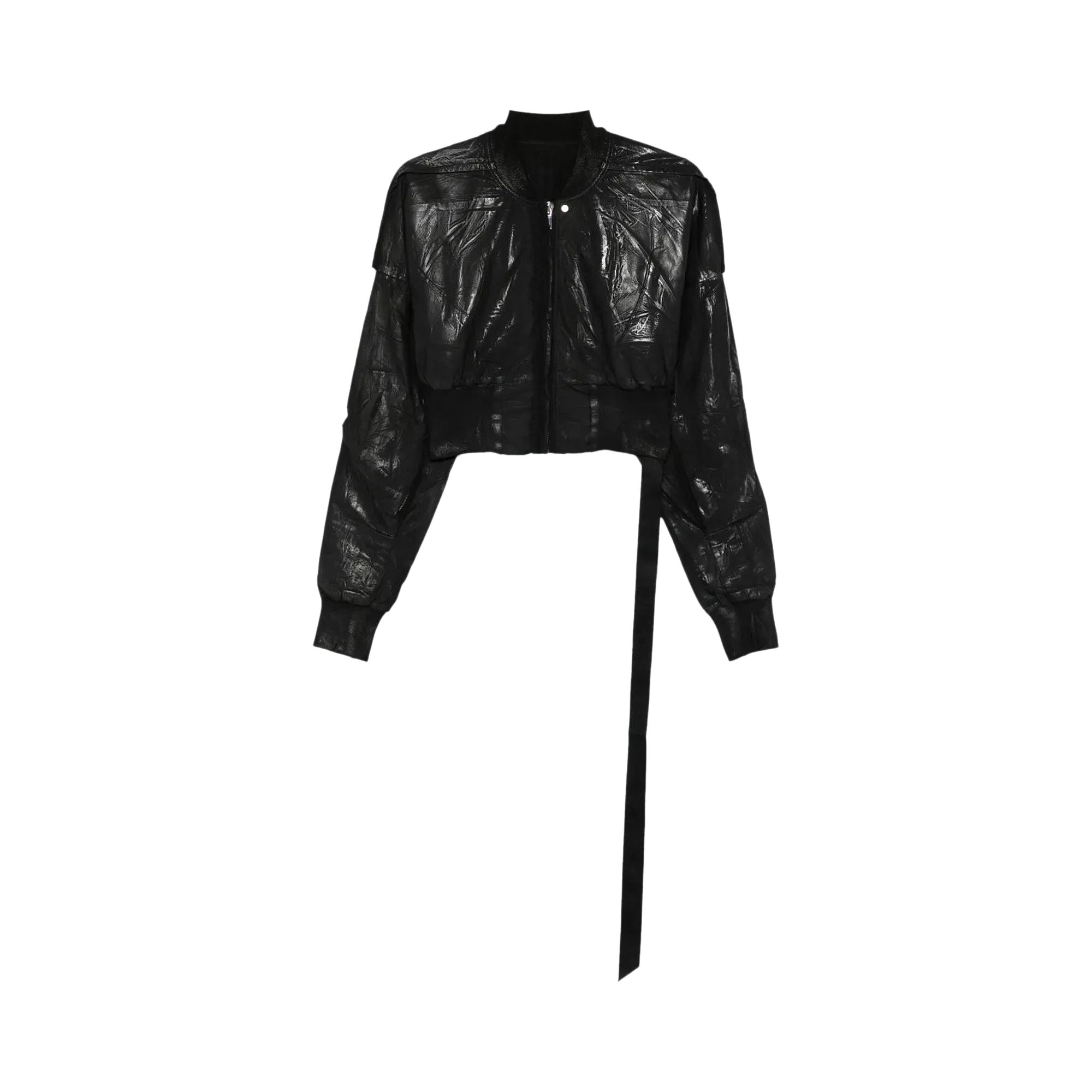 Pre-owned Rick Owens Drkshdw Cropped Bomber Flight Jacket 'black' | Women's Size Xs