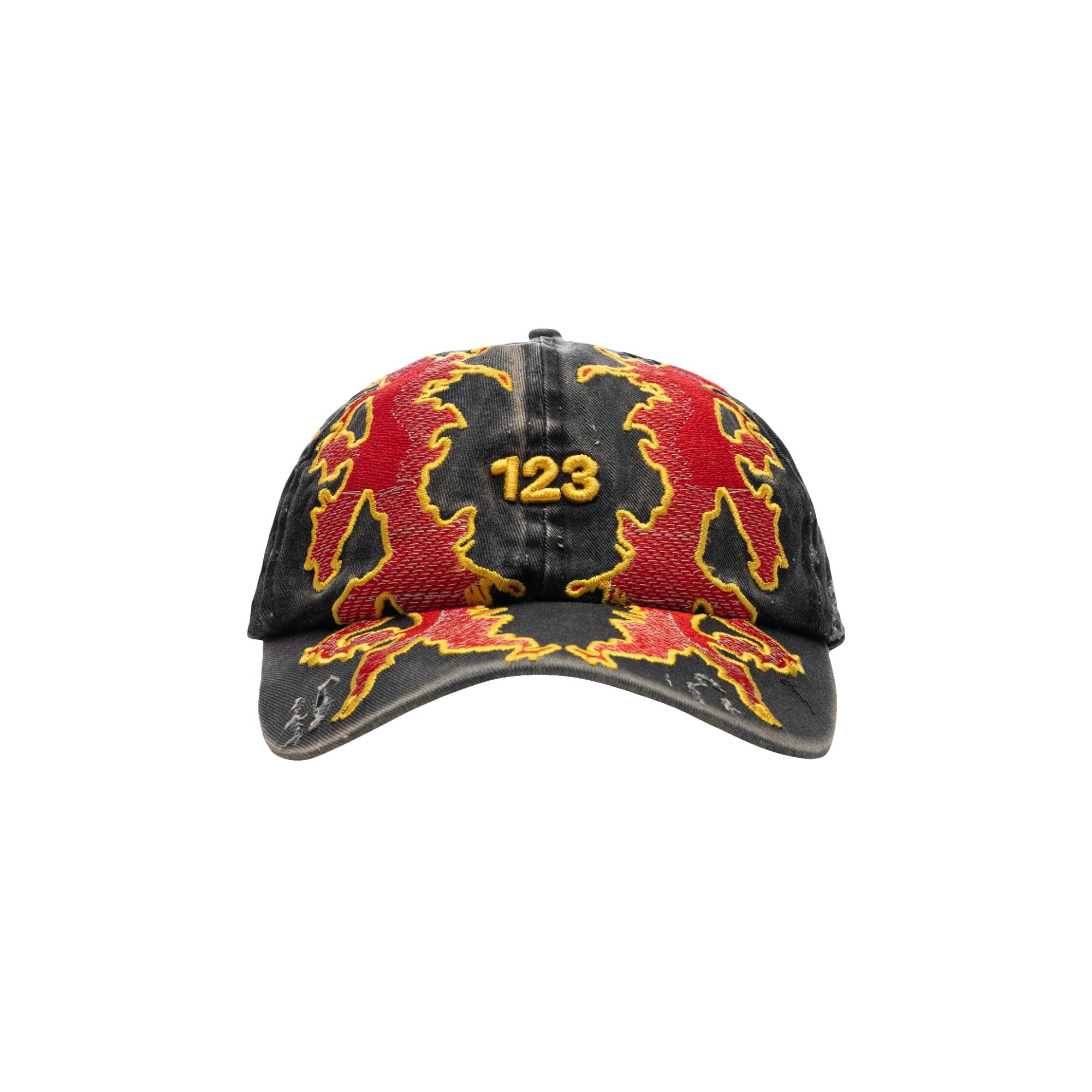 Pre-owned Rivington Roi Rebis Lambs Cap 'black/red' | Men's Size Onesize