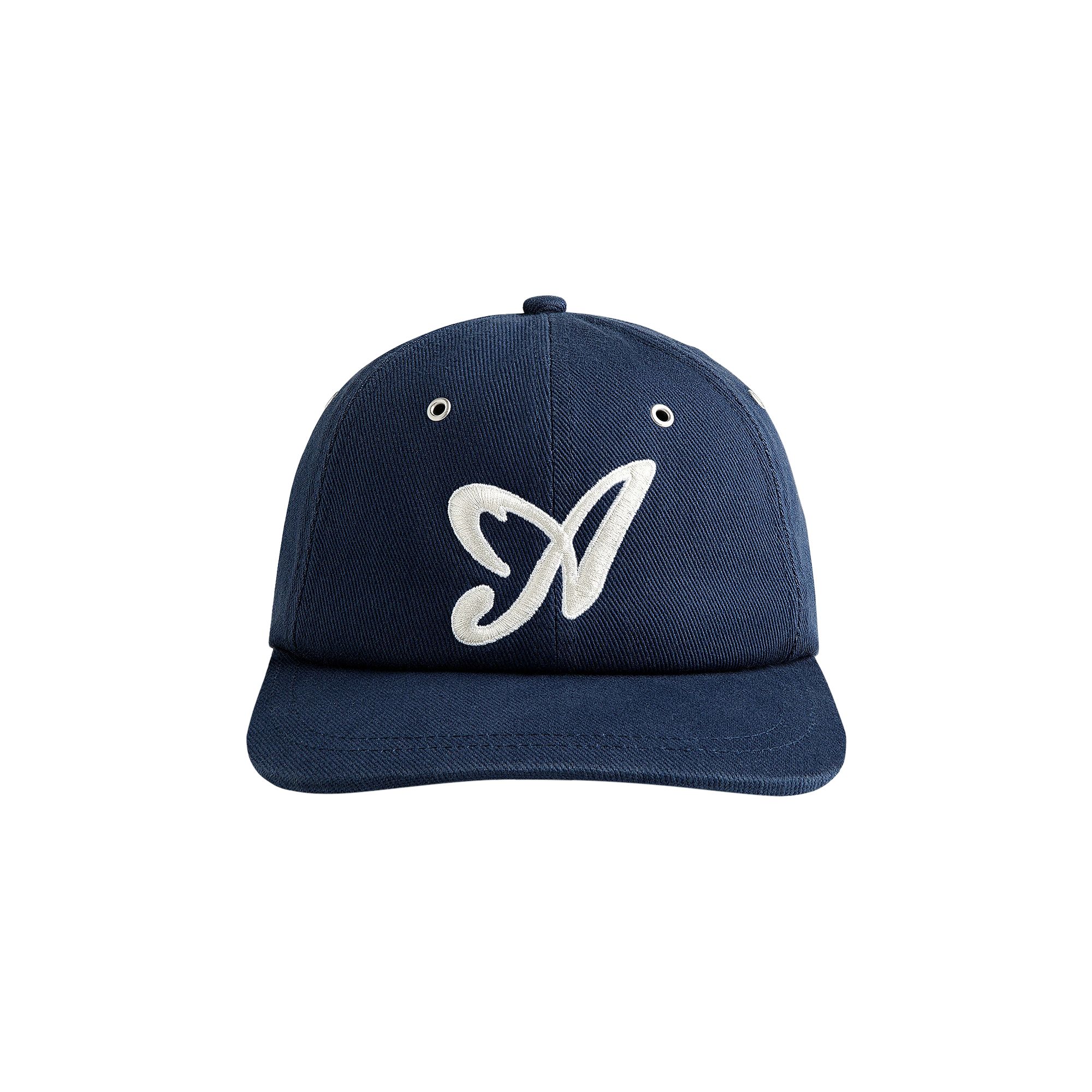 Pre-owned Aimé Leon Dore Washed 'a' Logo Hat 'indigo' | Blue | Men's Size Onesize