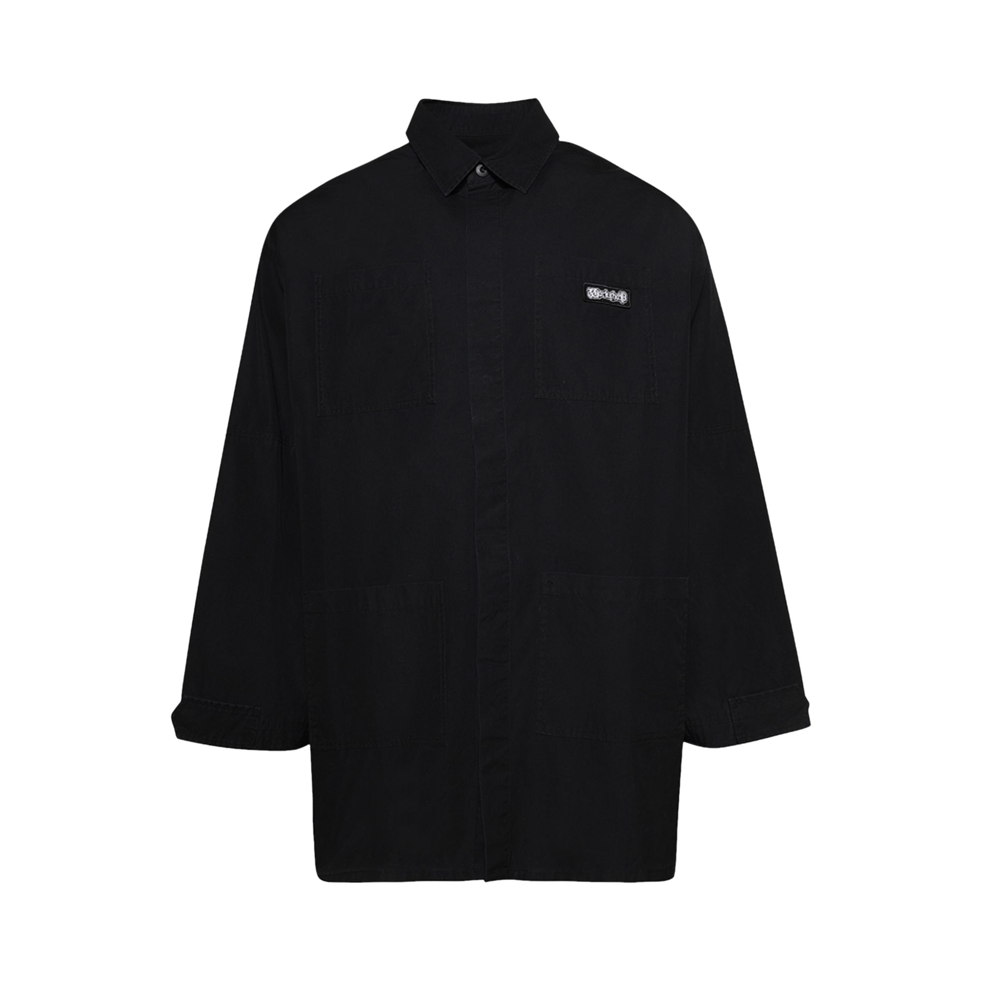 Pre-owned 032c Intermission Cargo Overshirt 'black' | Men's Size Xxl