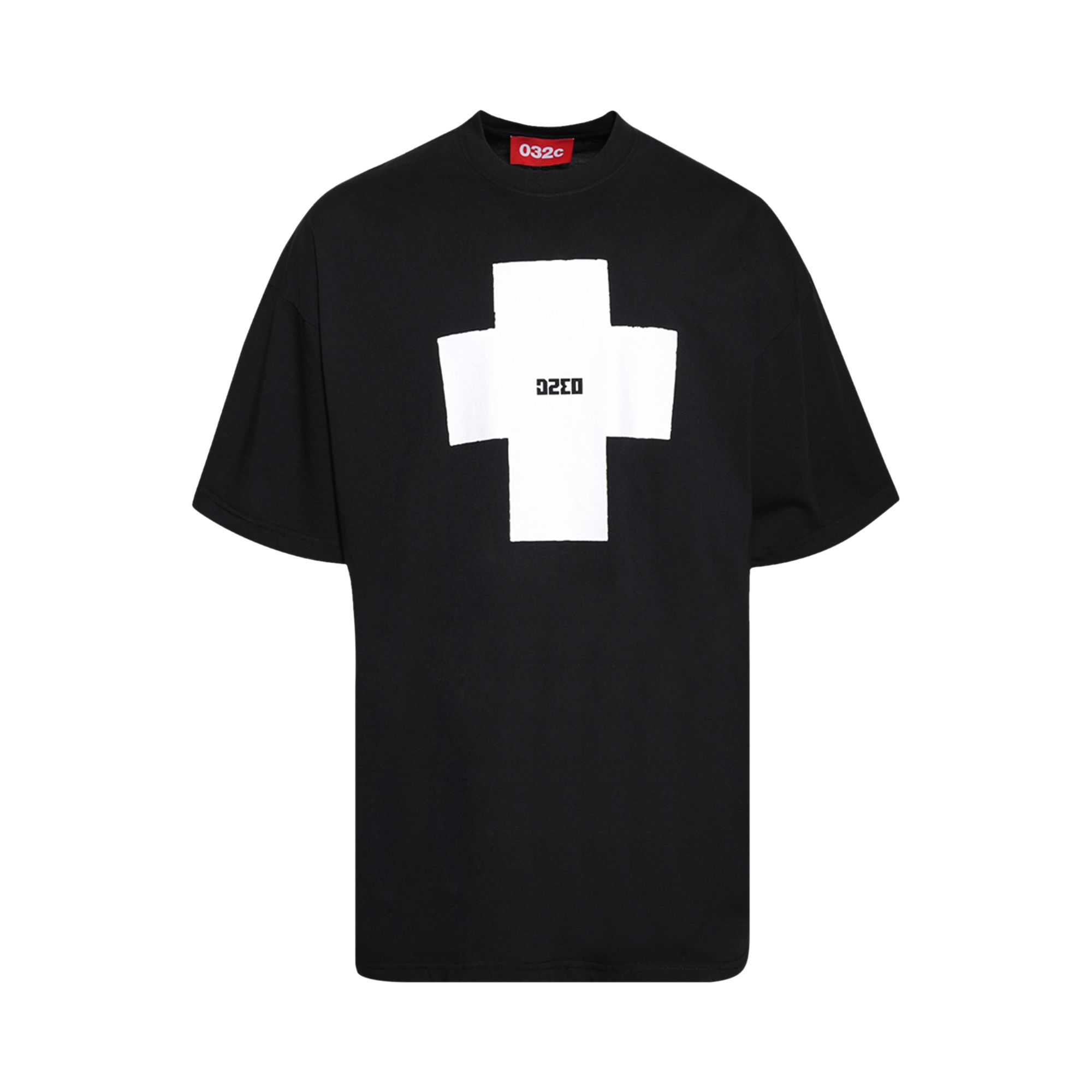 Pre-owned 032c Point Zero Oversized T-shirt 'washed Black' | Men's Size S