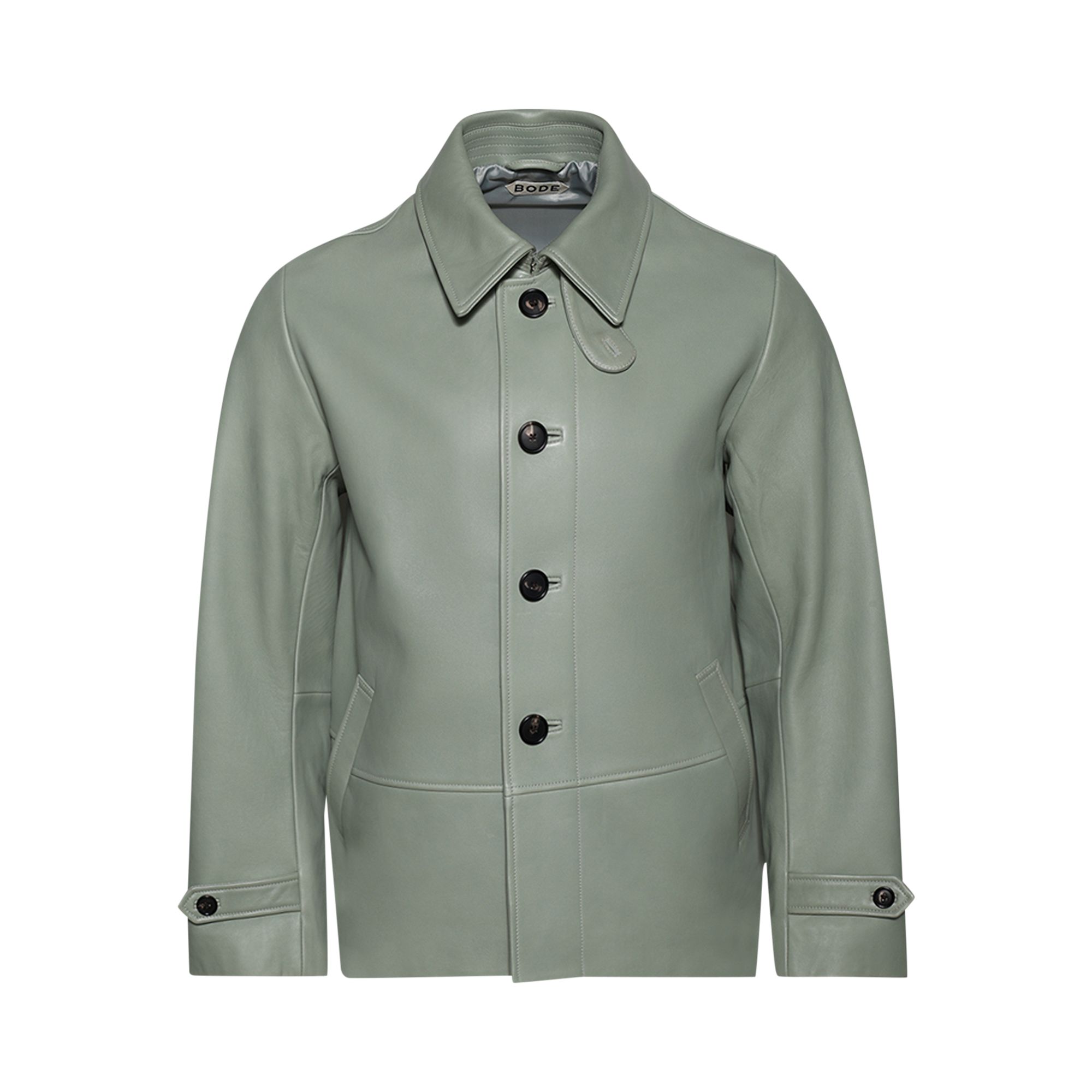 Pre-owned Bode Cropped Continental Coat 'sea Foam' | Green | Men's Size M