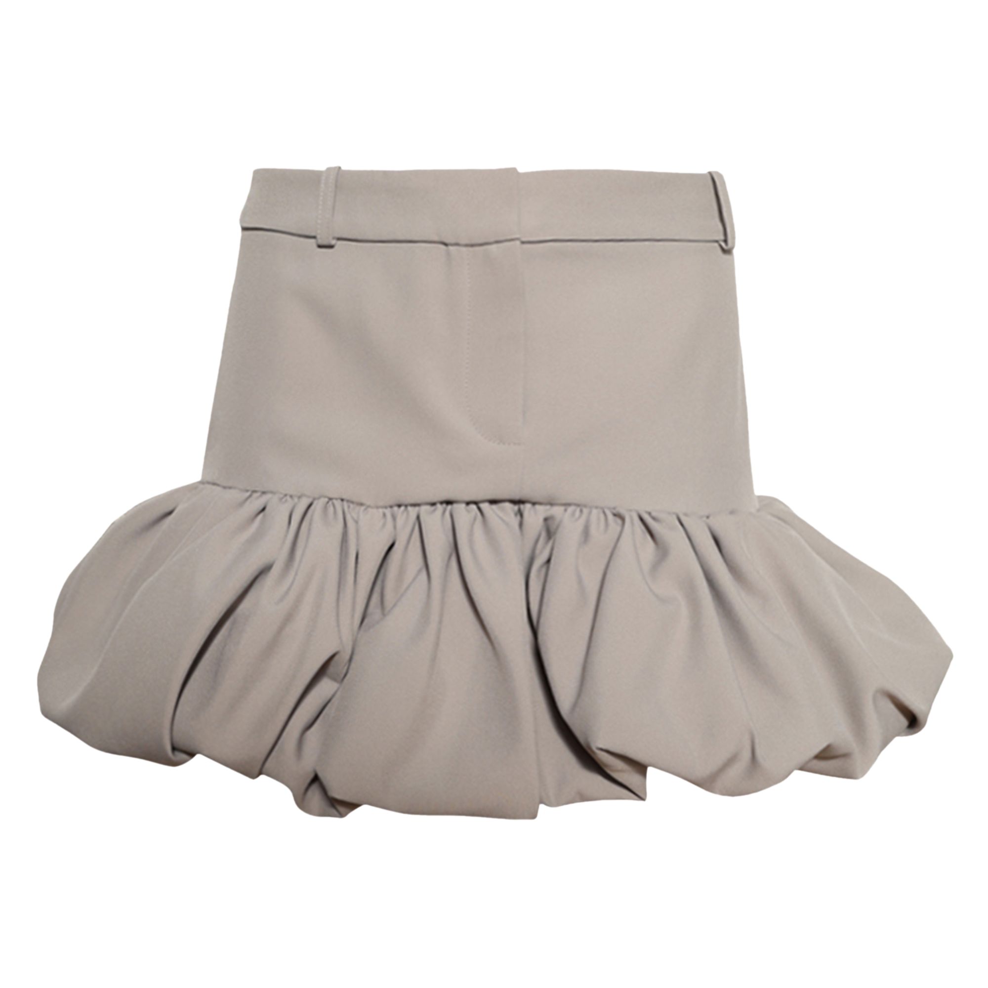 Pre-owned Coperni Gathered Hem Tailored Skirt 'beige' | Tan | Women's Size 36