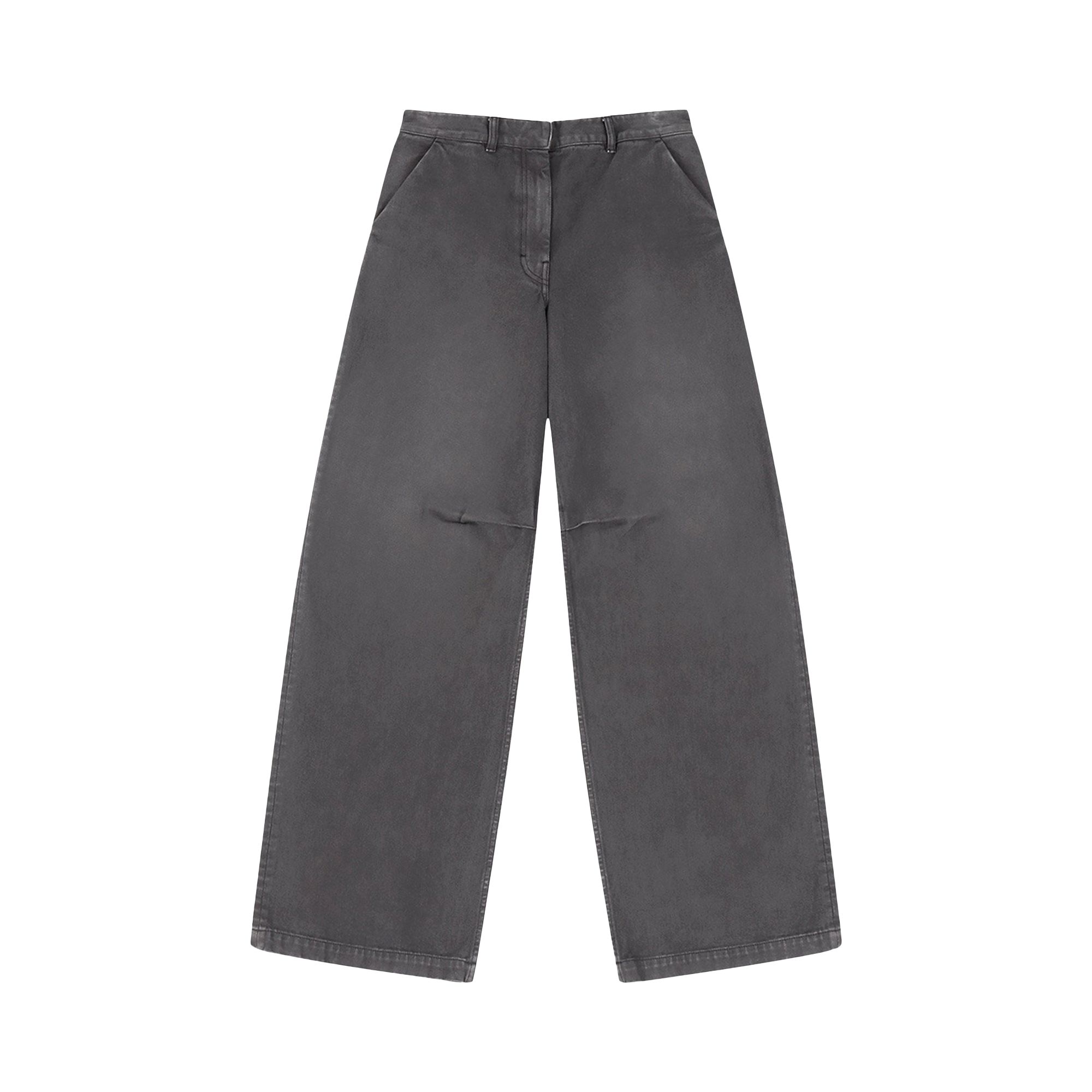 Pre-owned Entire Studios Dem Jeans 'stone Light' | Grey | Women's Size M In Gray