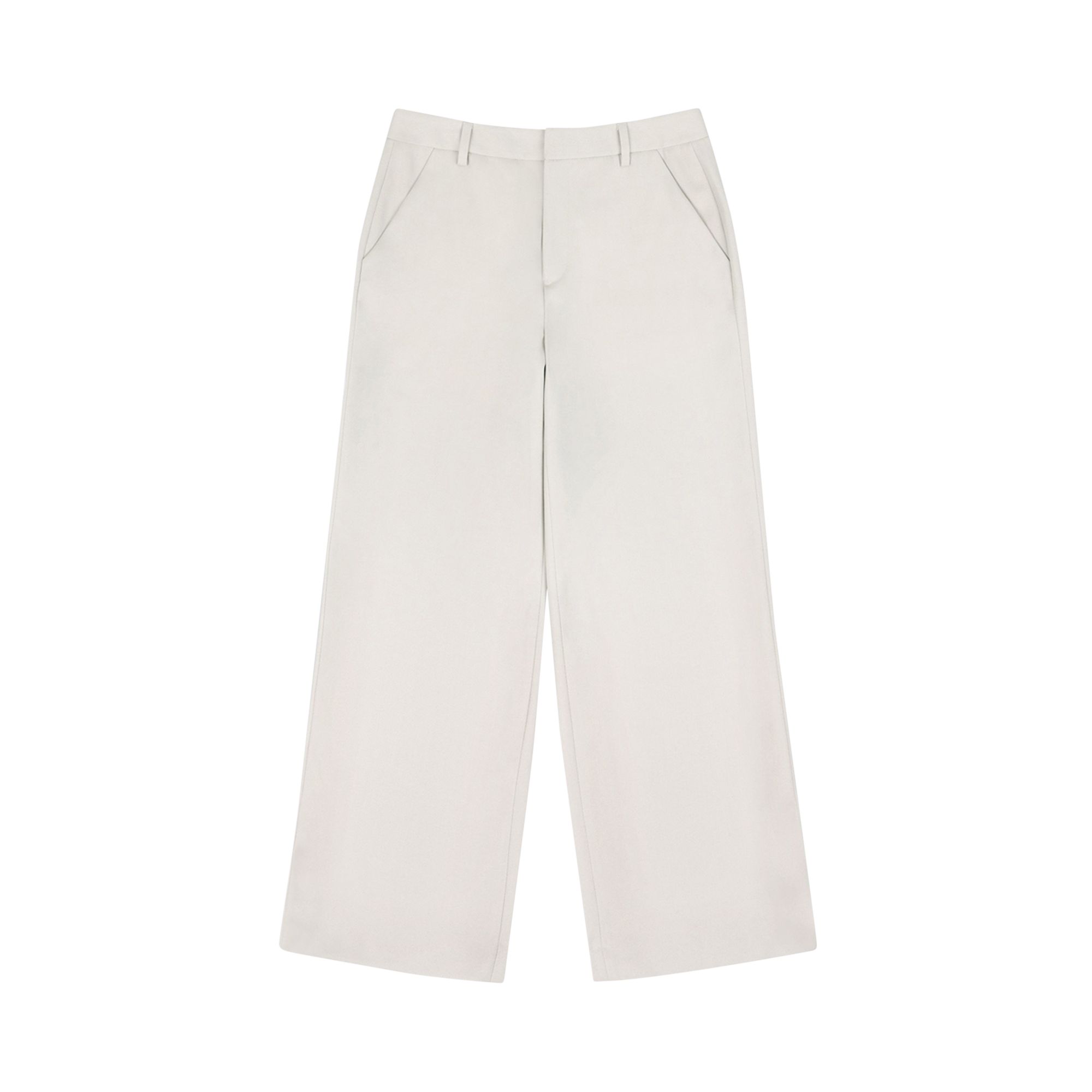 Pre-owned Entire Studios Wide Leg Trouser 'fondant' | White | Women's Size Xs