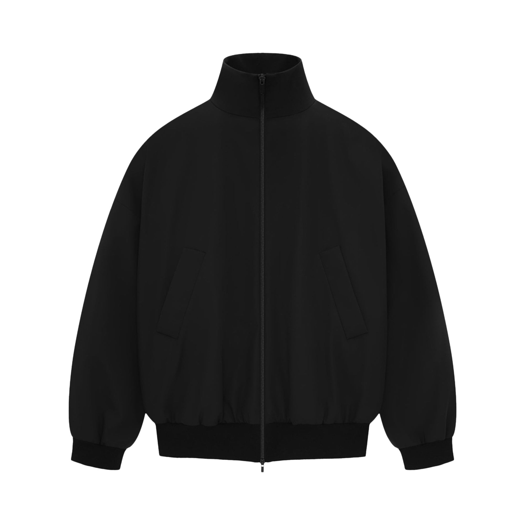 Pre-owned Fear Of God High Neck Track Jacket 'black' | Men's Size Xl