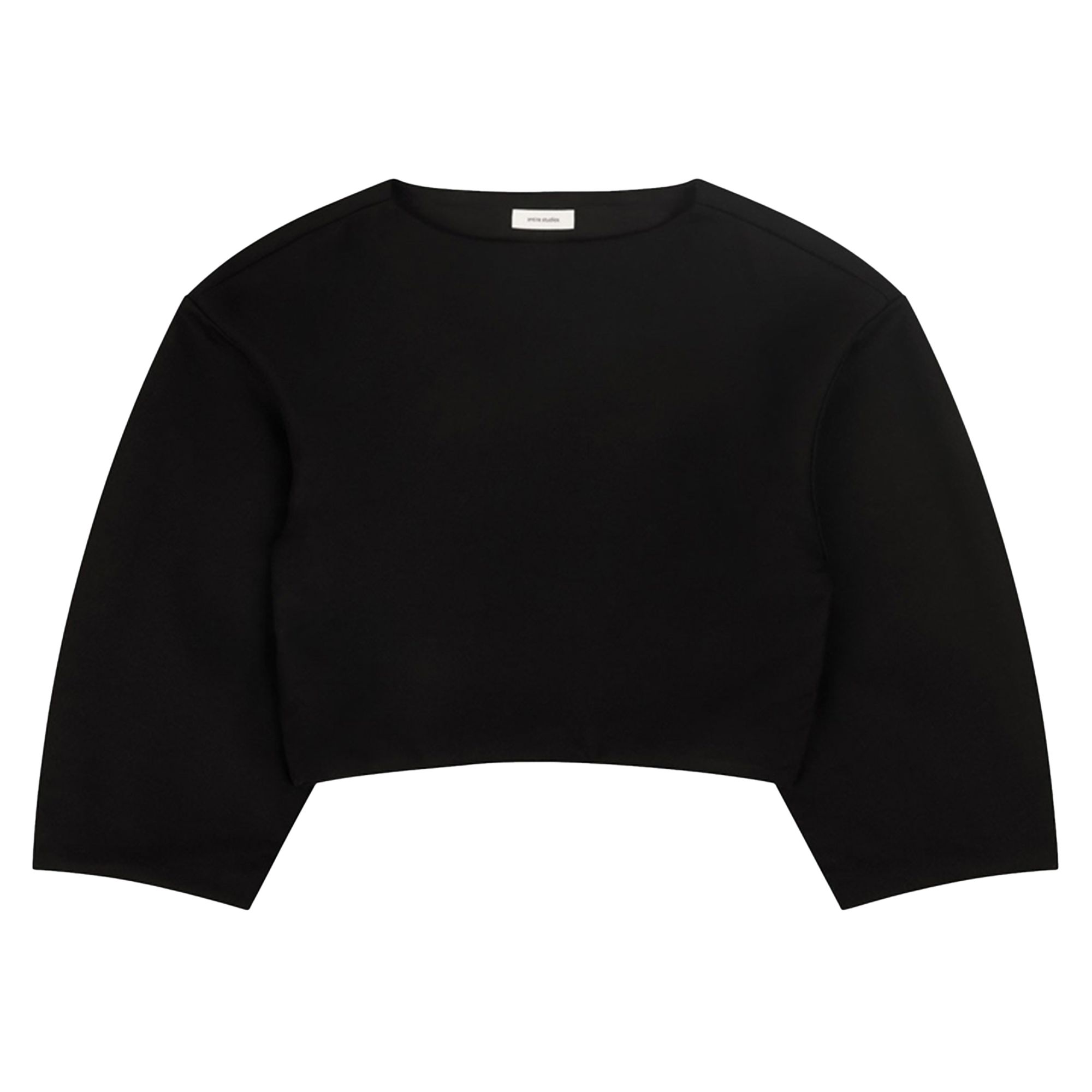 Pre-owned Entire Studios Boat Neck Jumper 'black Wool' | Women's Size M