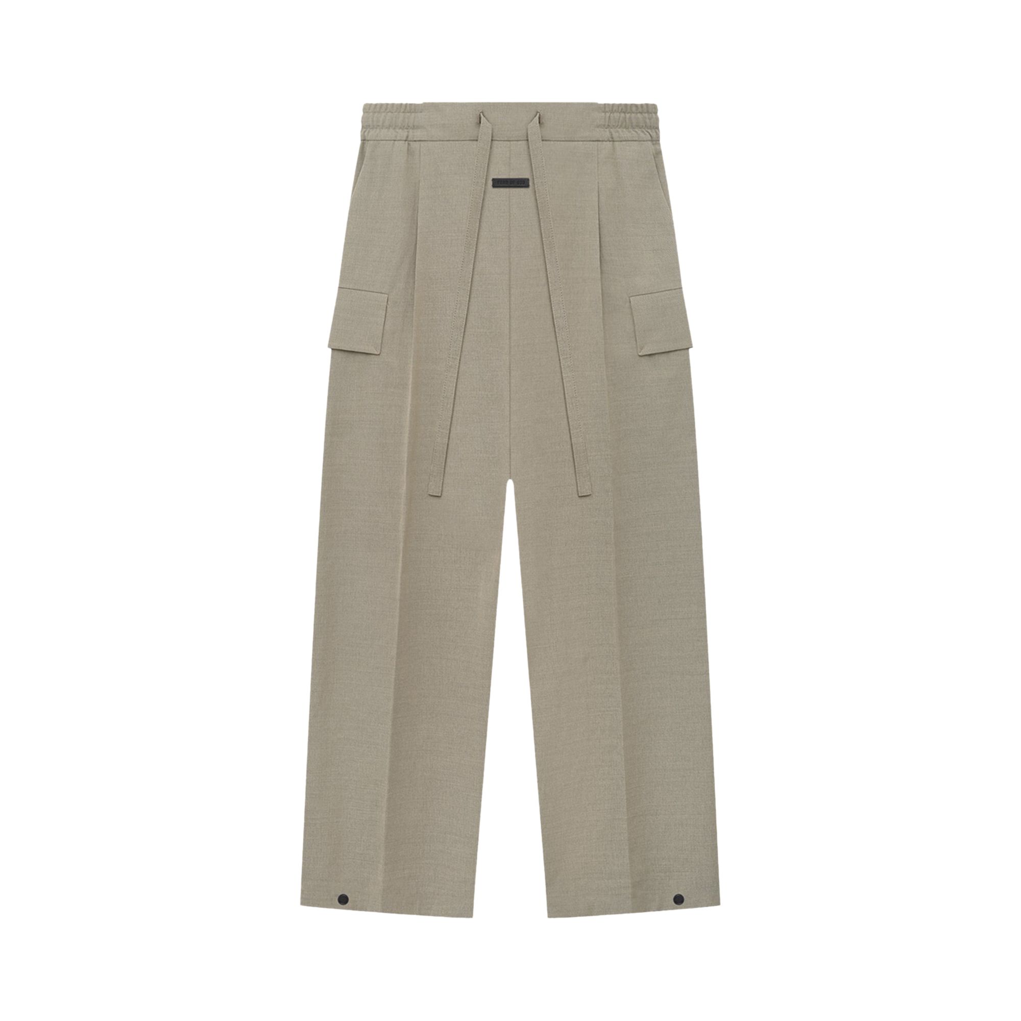 Pre-owned Fear Of God Wide Leg Cargo Pant 'melange Beige' | Tan | Men's Size M