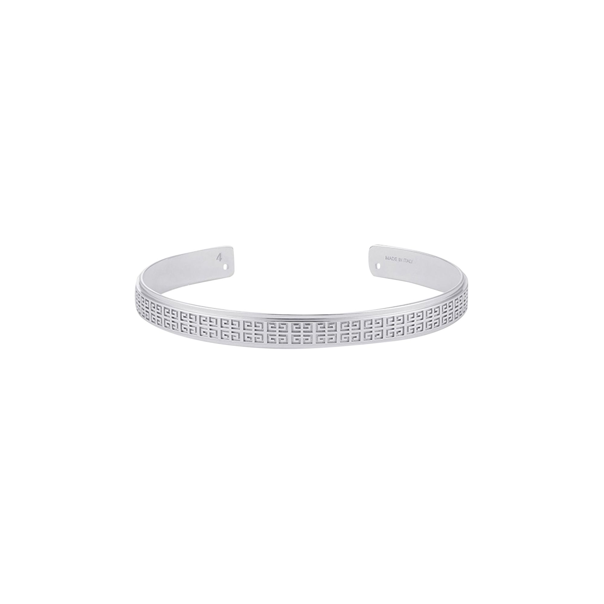 Pre-owned Givenchy Open Cuff 'silver' | Grey | Men's Size 4
