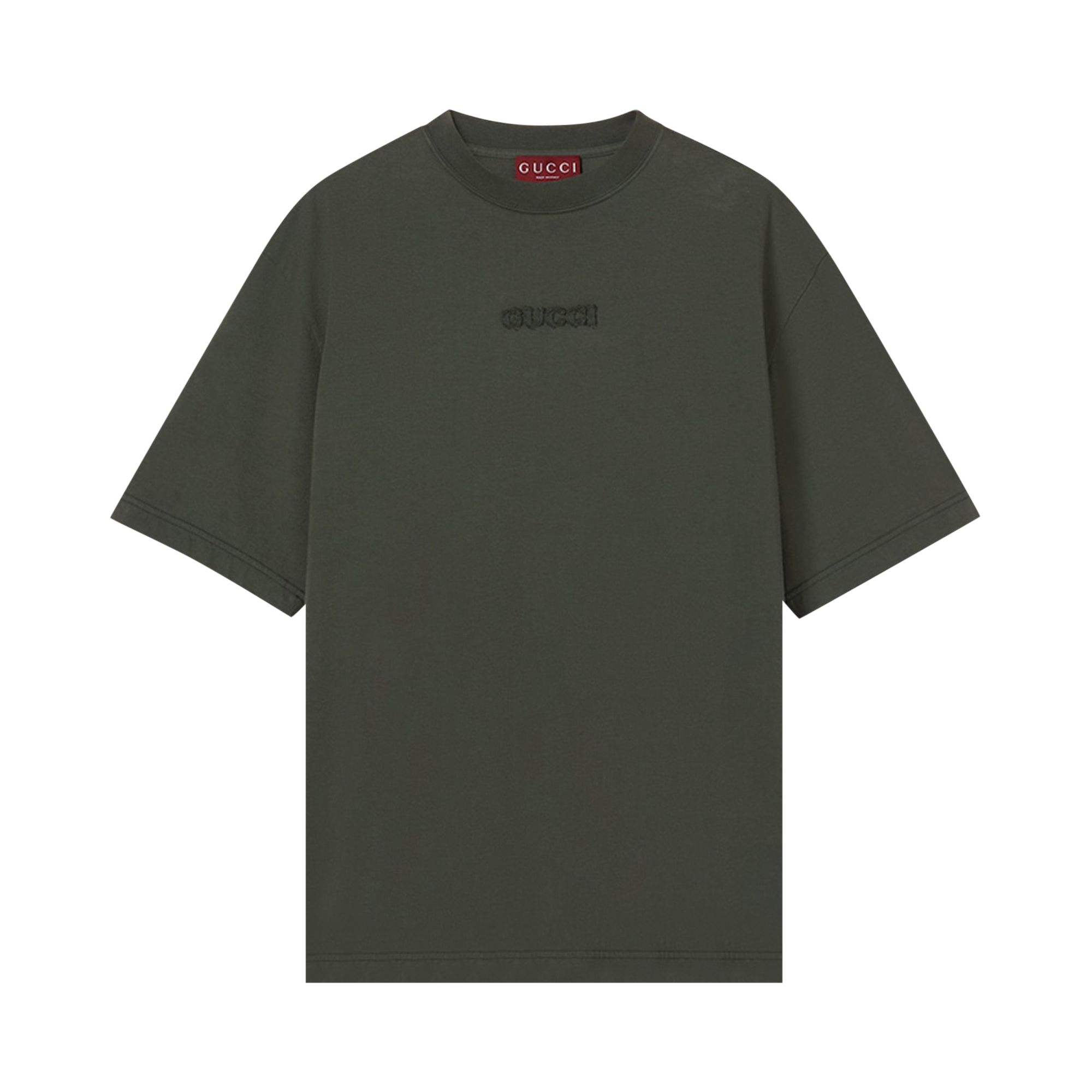 Pre-owned Gucci Jersey T-shirt 'loden' | Blue | Men's Size Xl