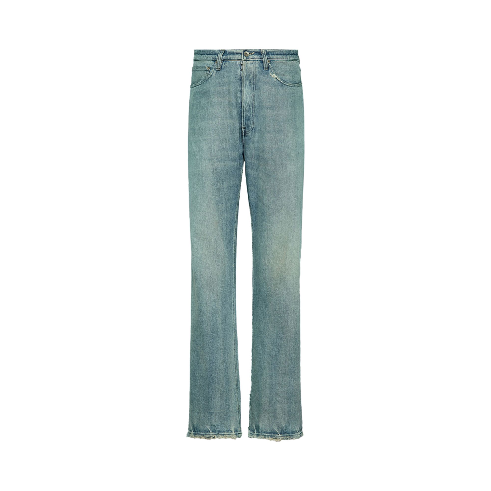Pre-owned Maison Margiela Denim Pants 'light Blue' | Men's Size 31