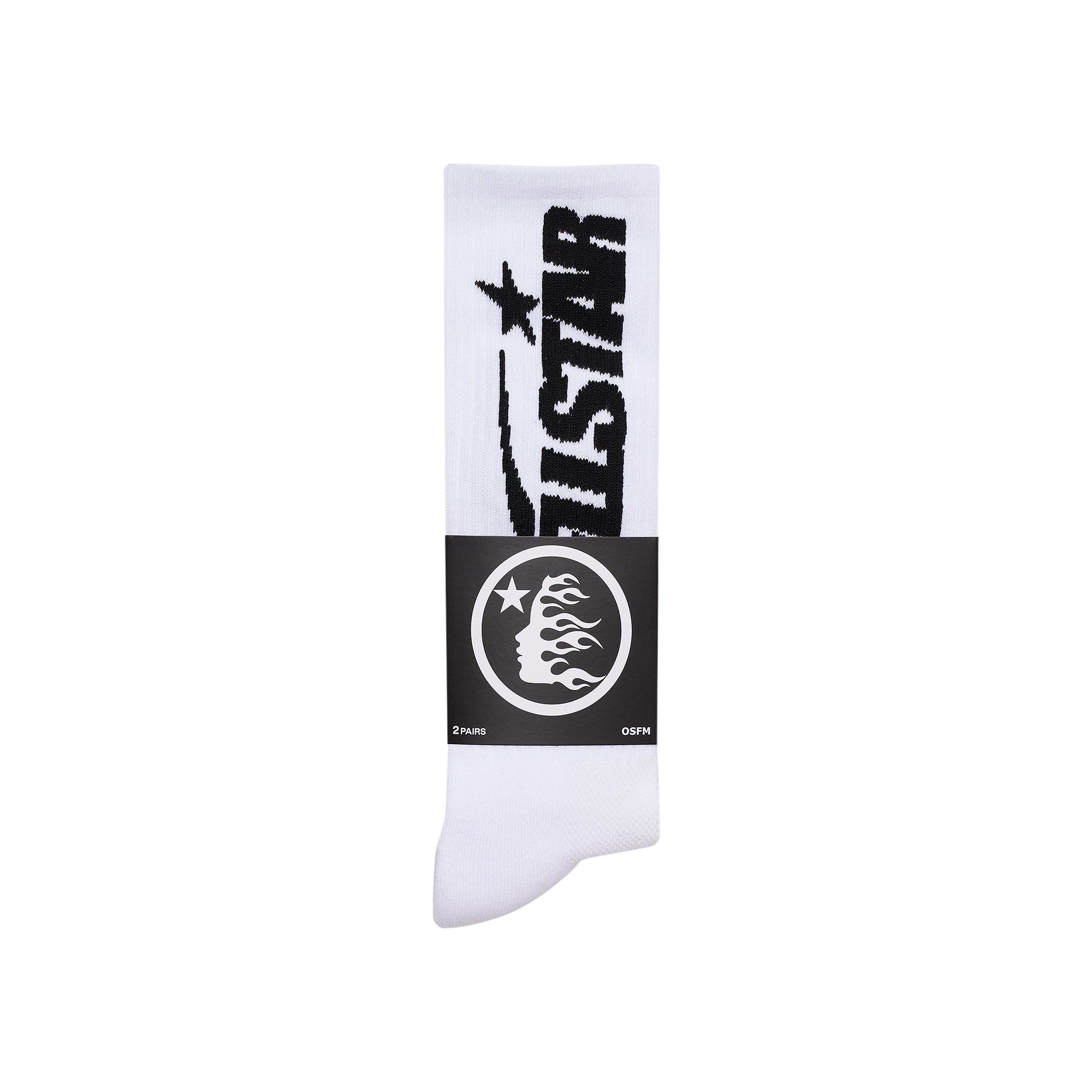 Pre-owned Hellstar Classic Socks 2-pack 'black/white' | Men's Size Onesize