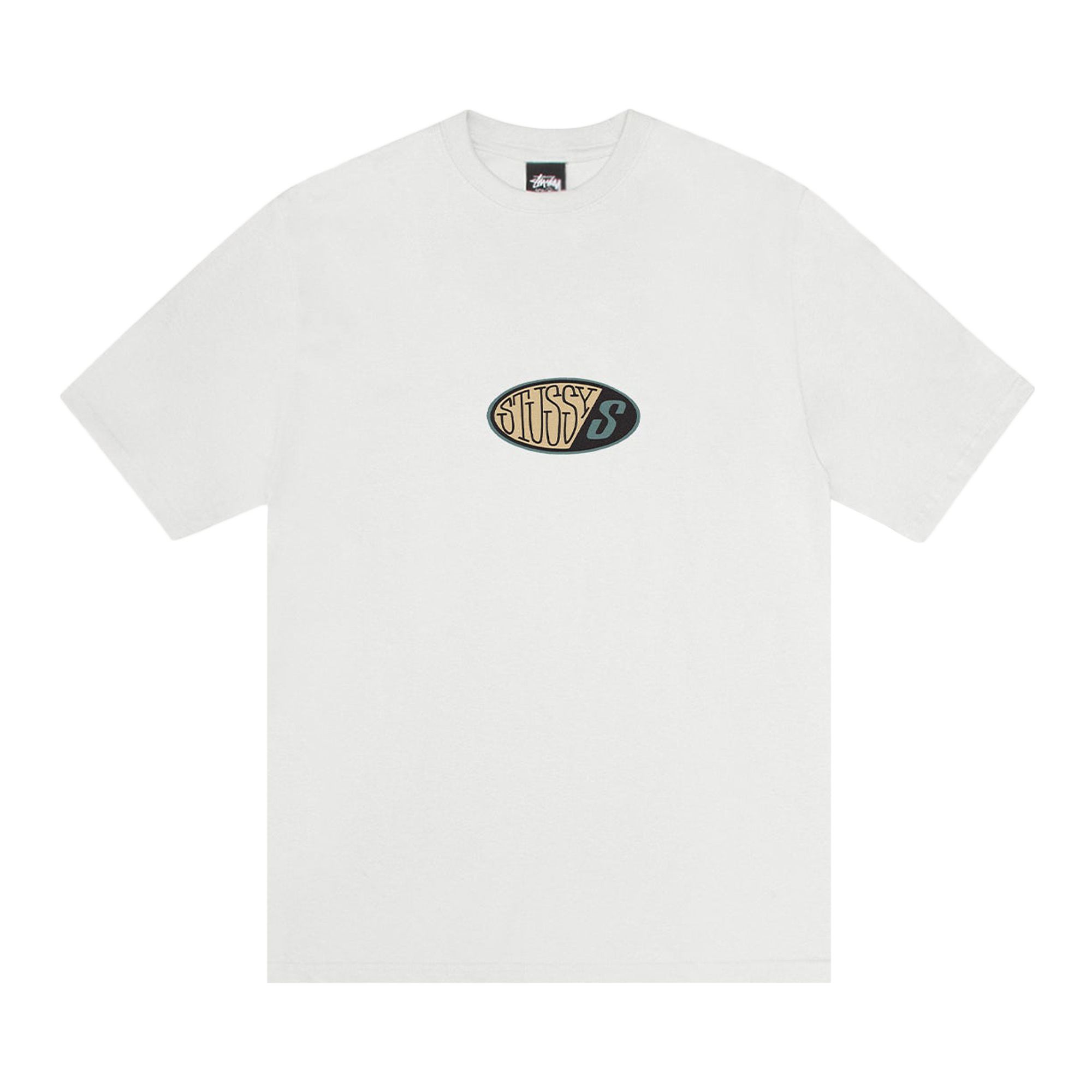 Pre-owned Stussy Pitstop Tee Pigment Dyed 'natural' | Cream | Men's Size S
