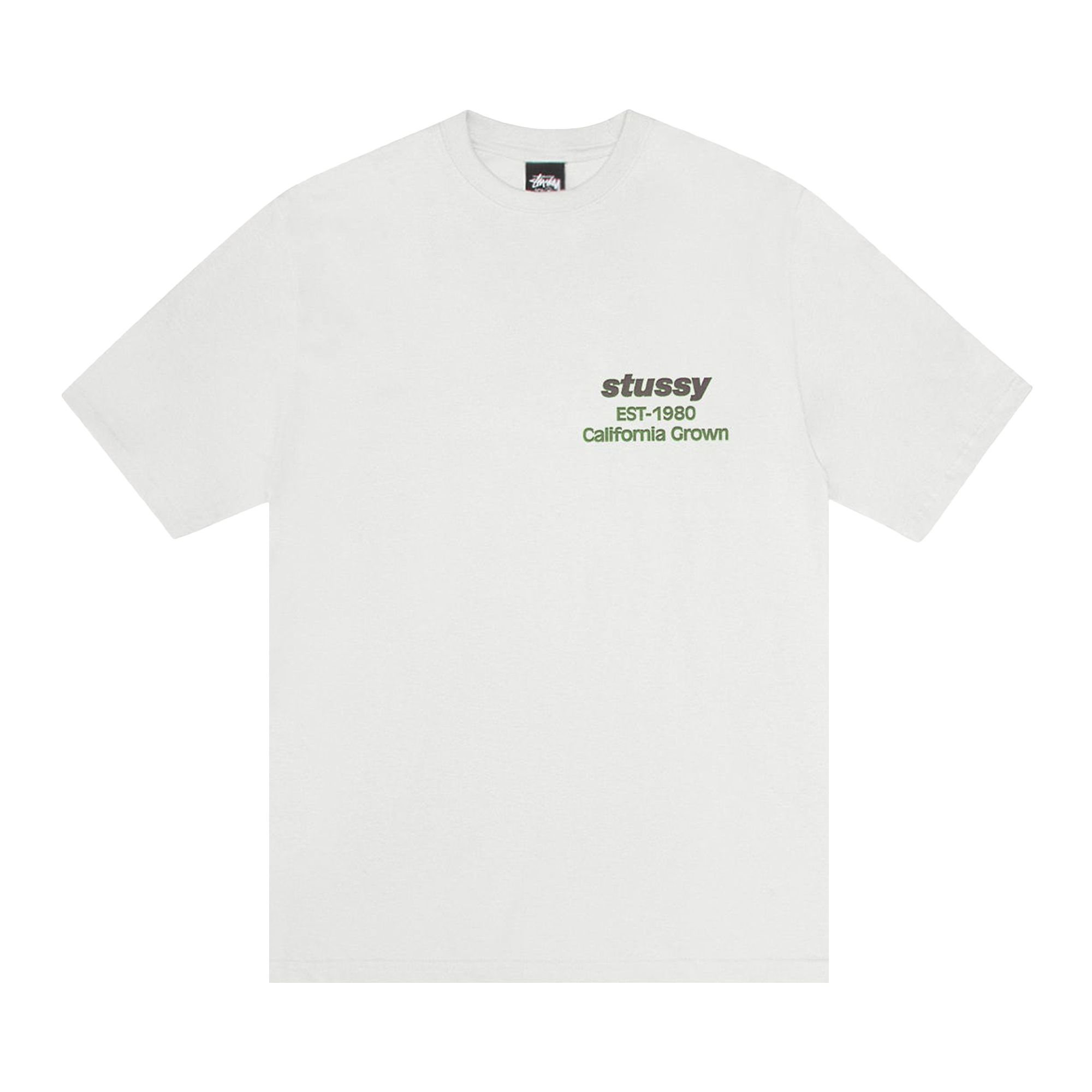 Pre-owned Stussy California Grown Tee Pigment Dyed 'natural' | Cream | Men's Size L