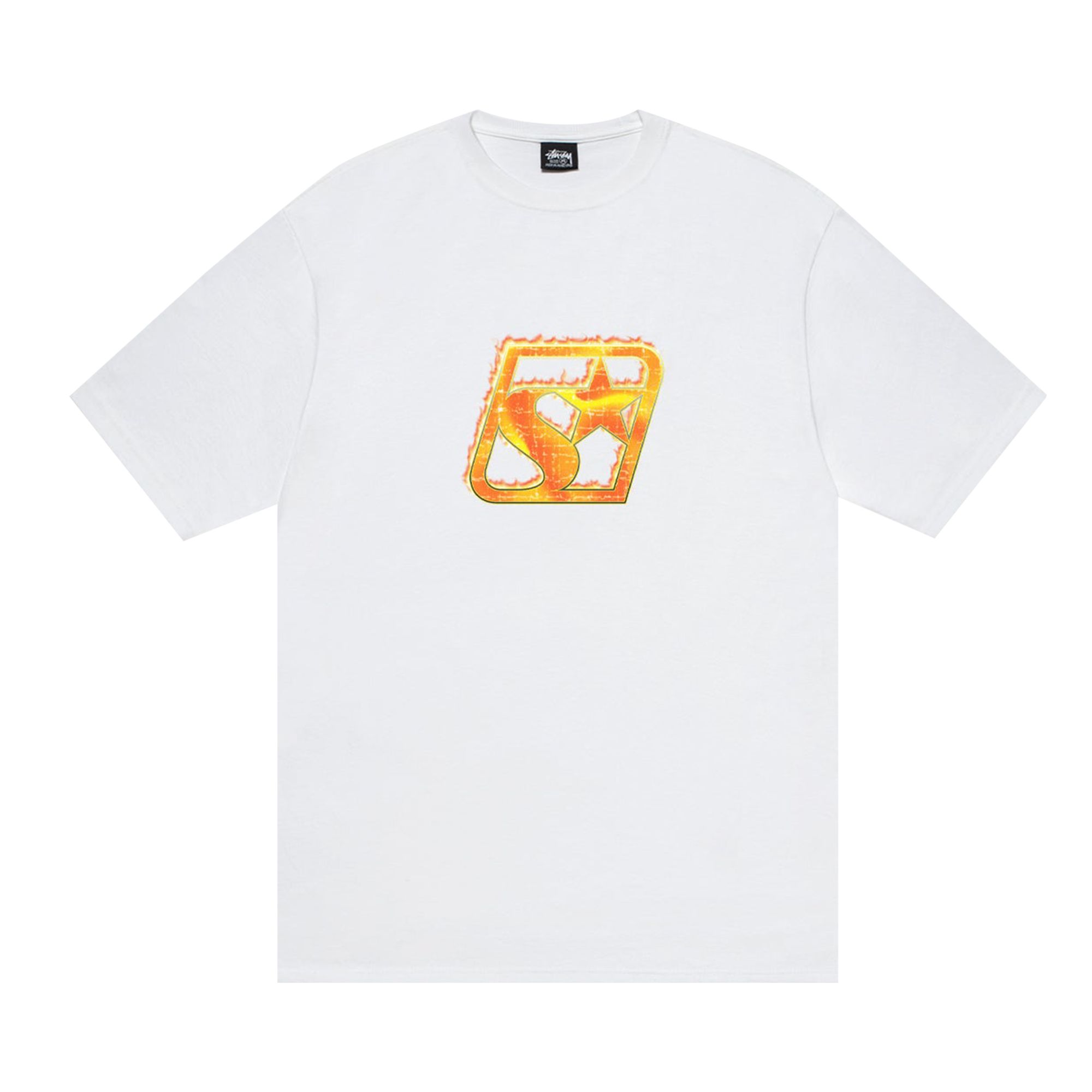 Pre-owned Stussy Blaze Tee 'white' | Men's Size Xl