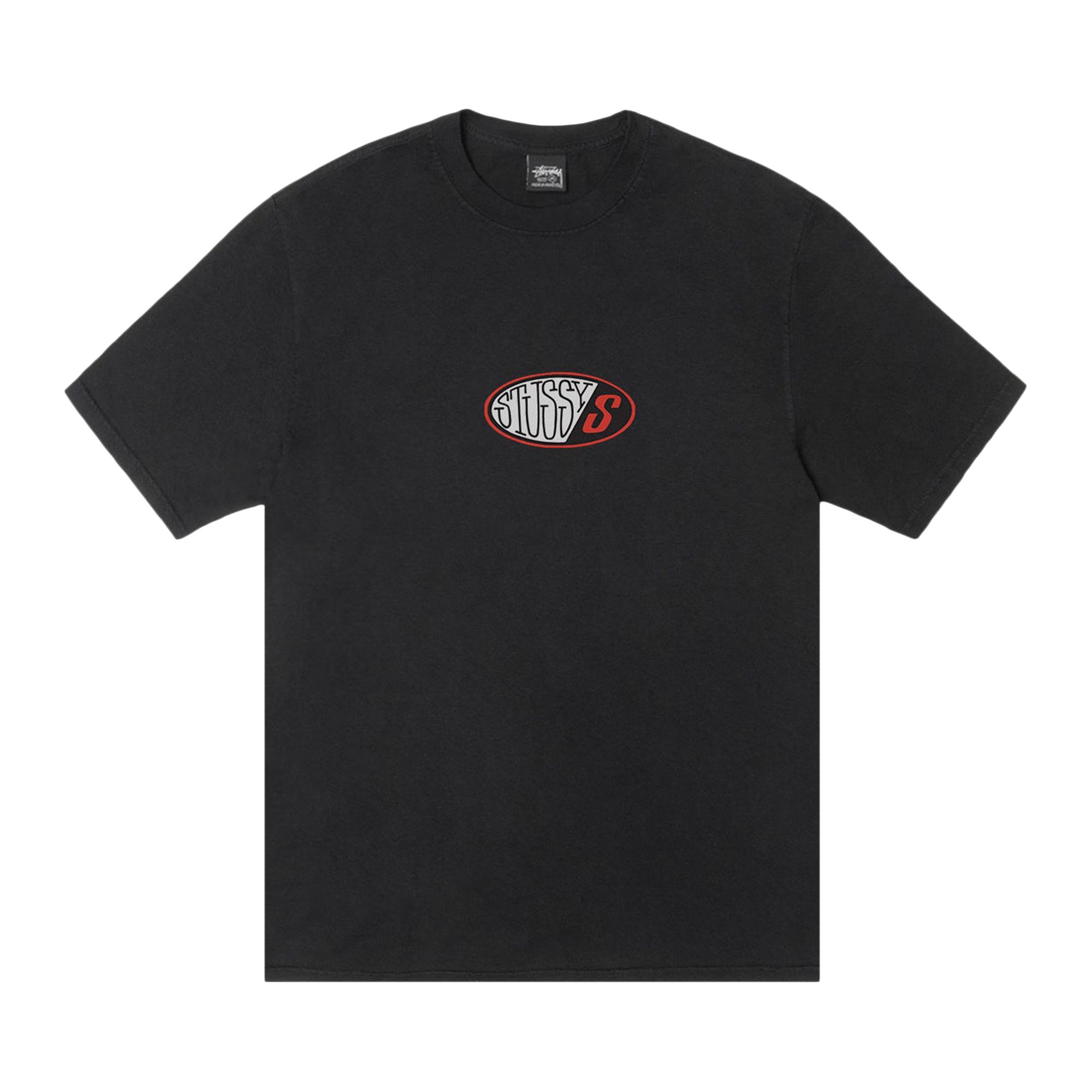 Pre-owned Stussy Pitstop Tee Pigment Dyed 'black' | Men's Size Xl