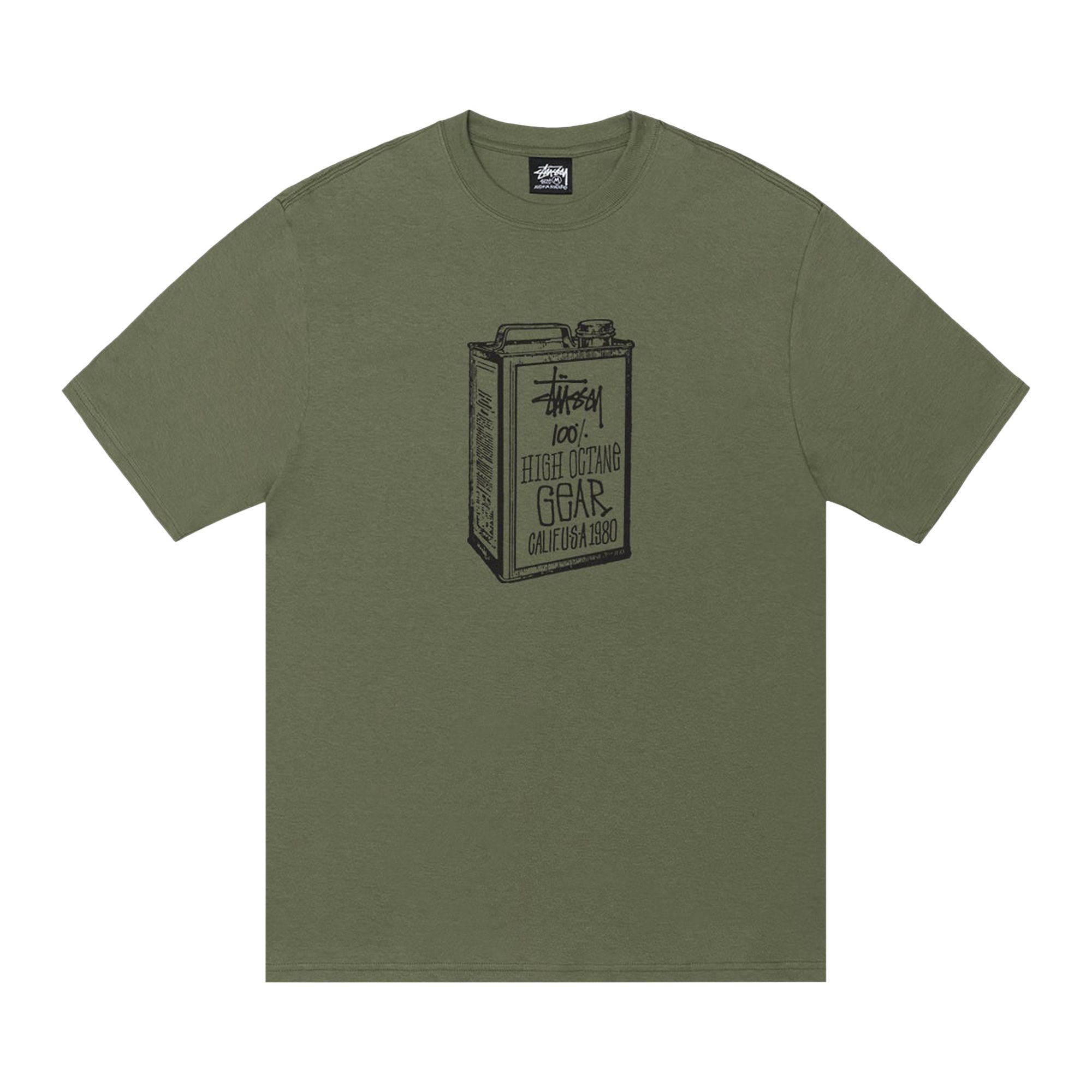Pre-owned Stussy High Octane Tee 'olive' | Green | Men's Size L