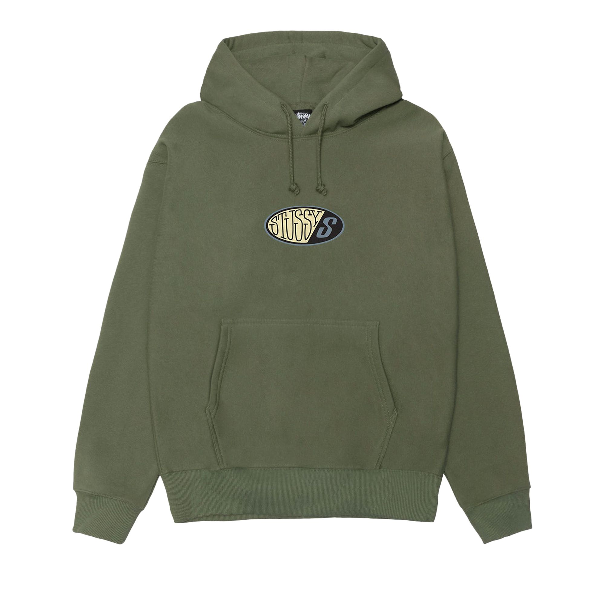 Pre-owned Stussy Pitstop Hoodie 'olive' | Green | Men's Size S