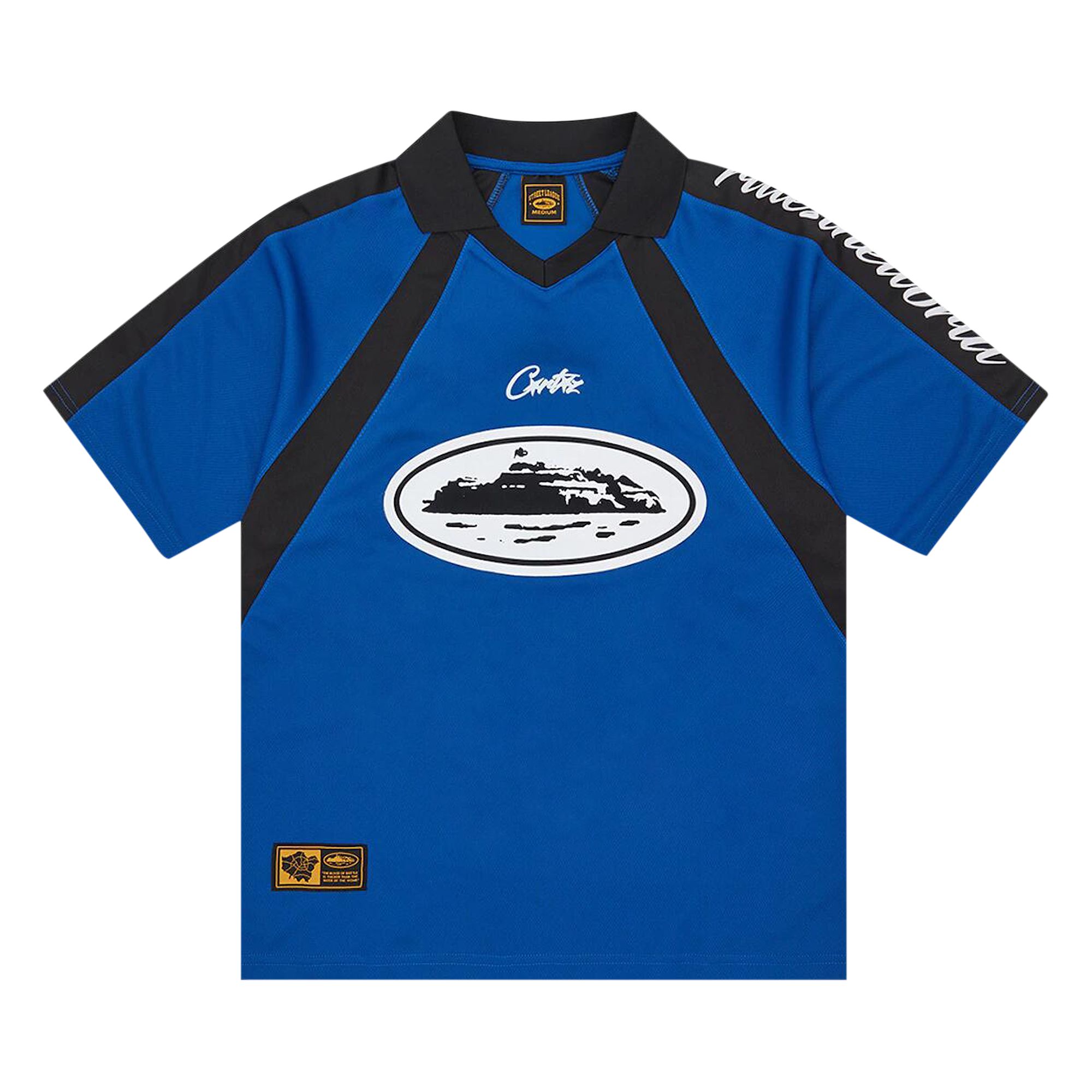 Pre-owned Corteiz Alcatraz Football Jersey 'blue' | Men's Size S