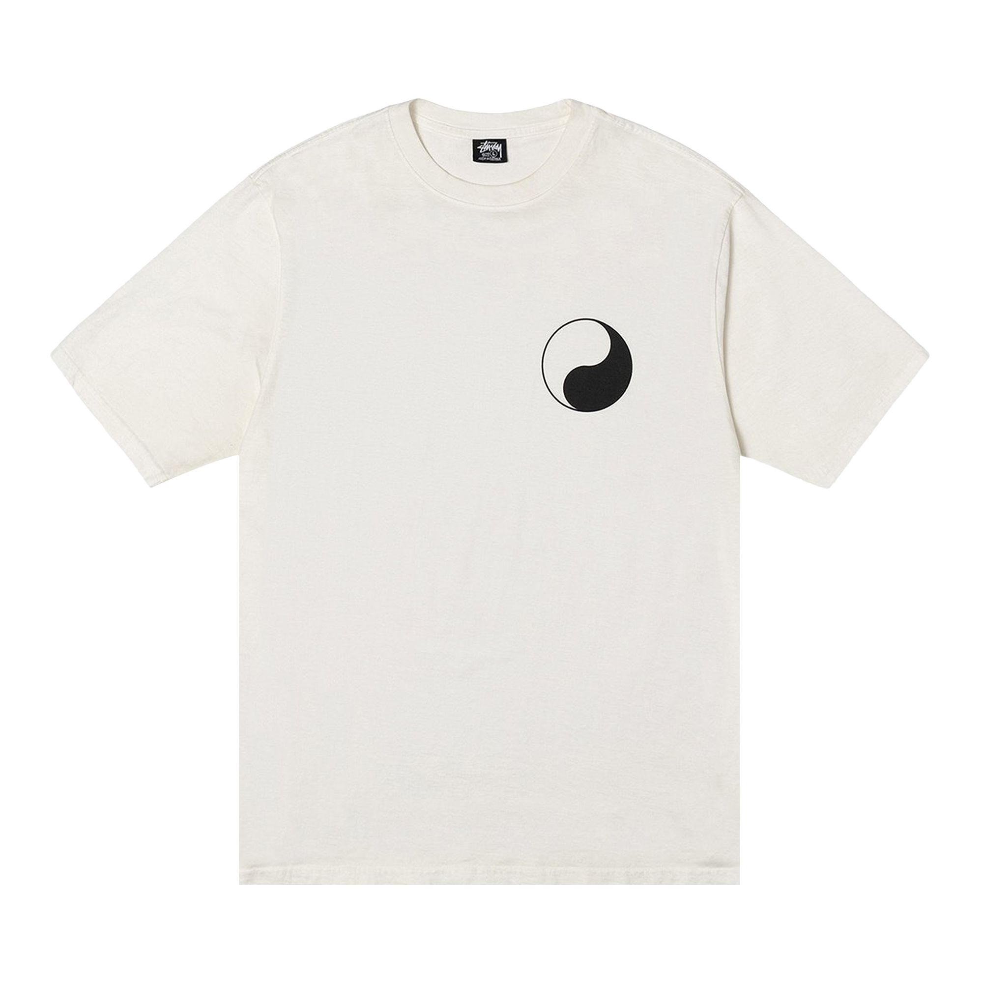 Pre-owned Stussy X Our Legacy Work Shop Yin Yang Pigment Dyed Tee 'natural' | Cream | Men's Size S In White