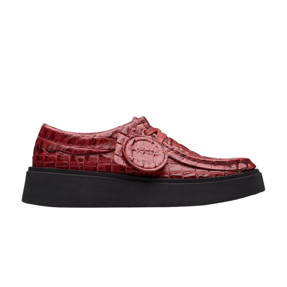 Click to view more detailed imagery on our partner's website Pre-owned Clarks Martine Rose X Wmns Torview 'burgundy Croc' | Red | Women's Size 9.5