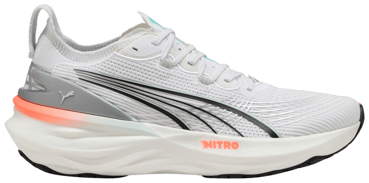 Puma ForeverRun Nitro 2 White Glowing Red