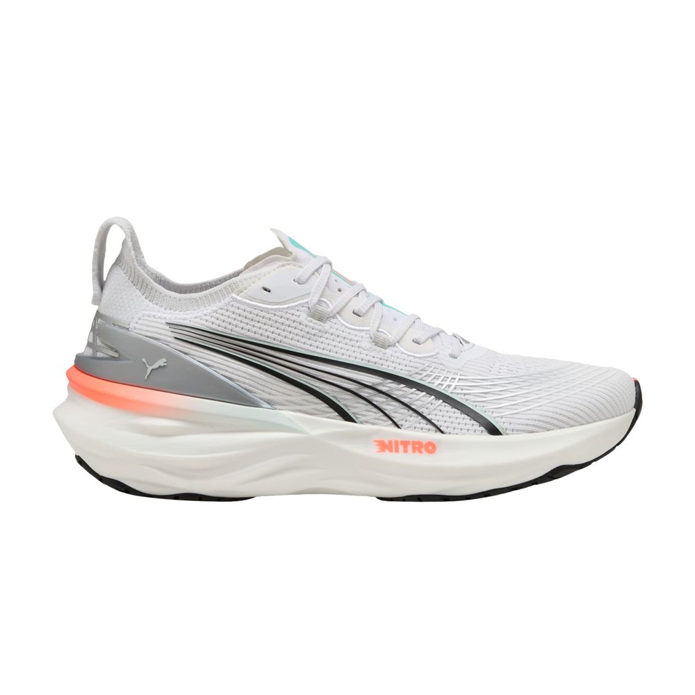 Puma ForeverRun Nitro 2 'White Glowing Red' | Men's Size 8 - 310109-07