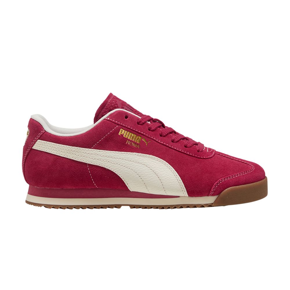 Puma Roma Suede 'Port Warm White Gum' | Red | Men's Size 7 - 398635-08
