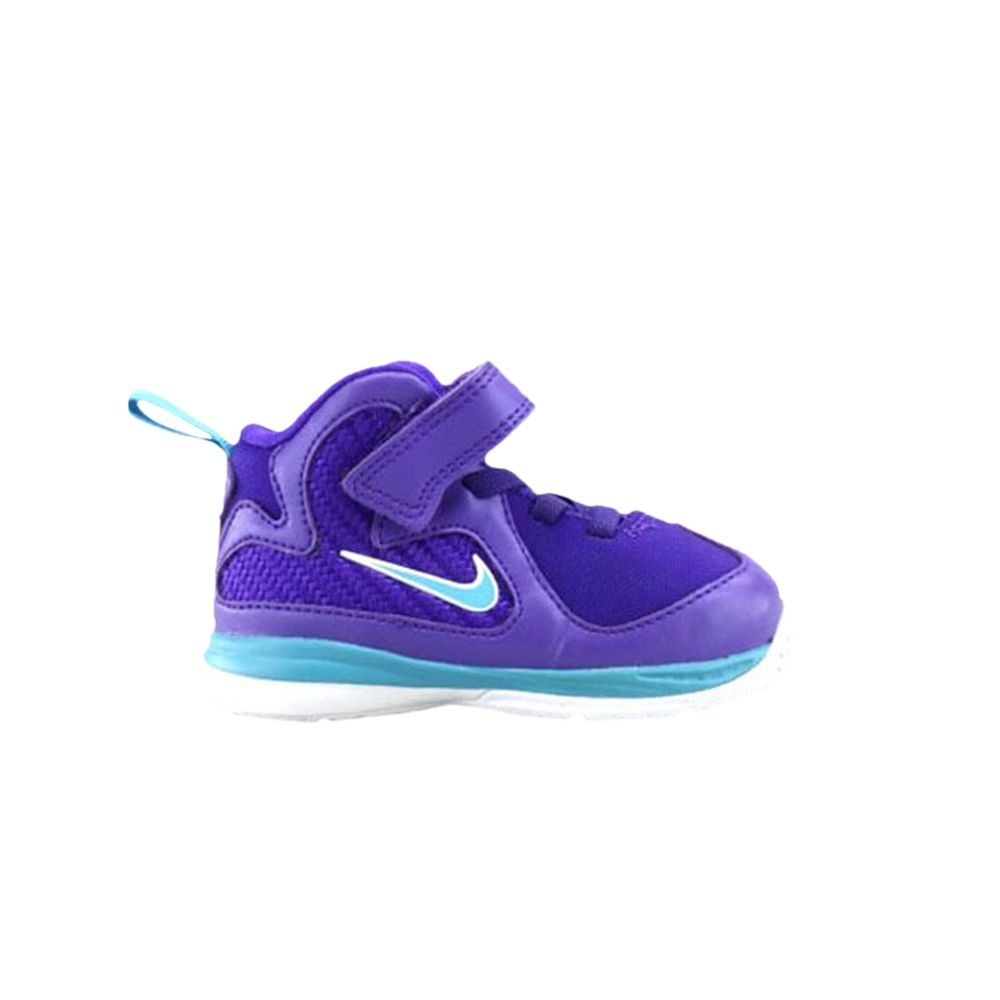 Nike LeBron 9 TD 'Summit Lake Hornets' | Purple | Infant Size 7 - 472663-500