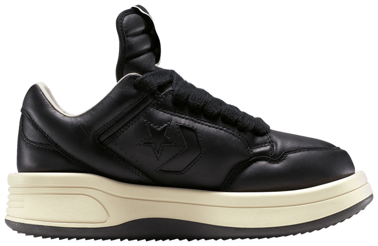Rick Owens x DRKSHDW TURBOWPN Low Black Cloud Cream