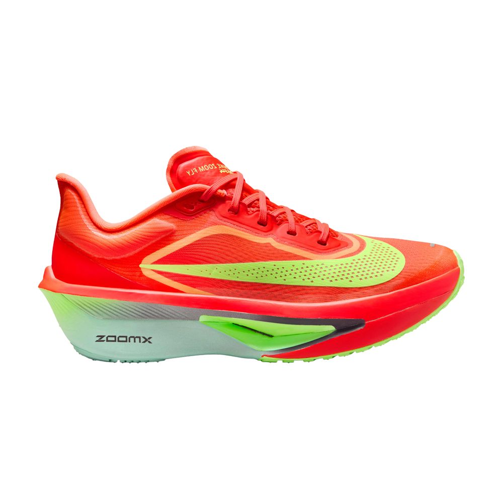Pre-owned Nike Wmns Zoom Fly 6 'bright Crimson Lime Blast' | Red | Women's Size 7