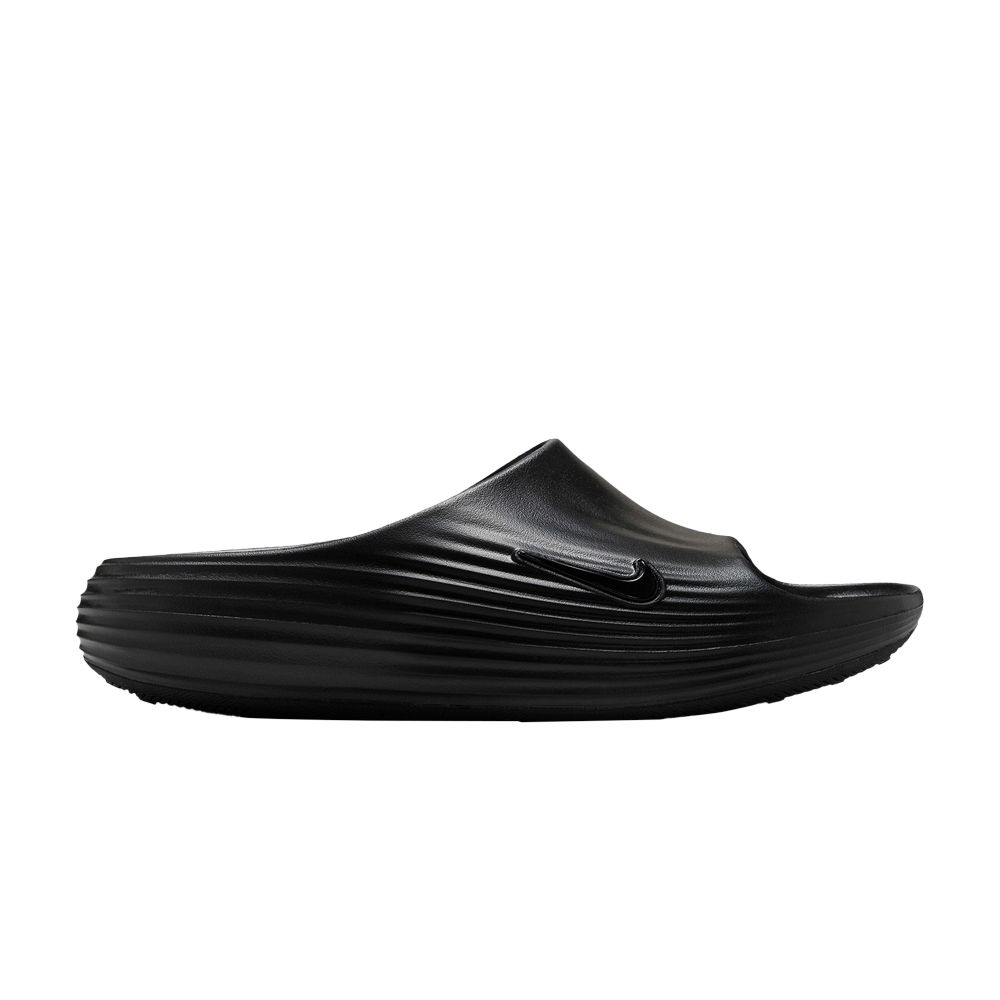 Pre-owned Nike Wmns Reactx Rejuven8 Slide 'triple Black' | Women's Size 11