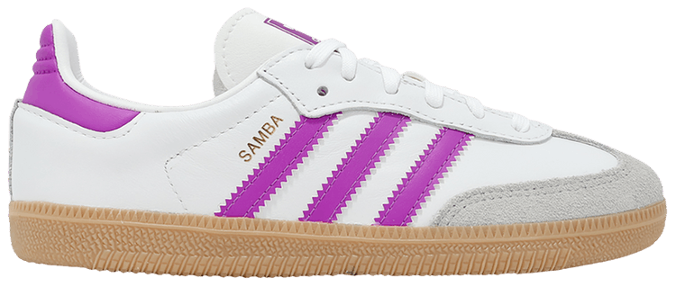 Adidas Samba OG C White Purple Burst Gum