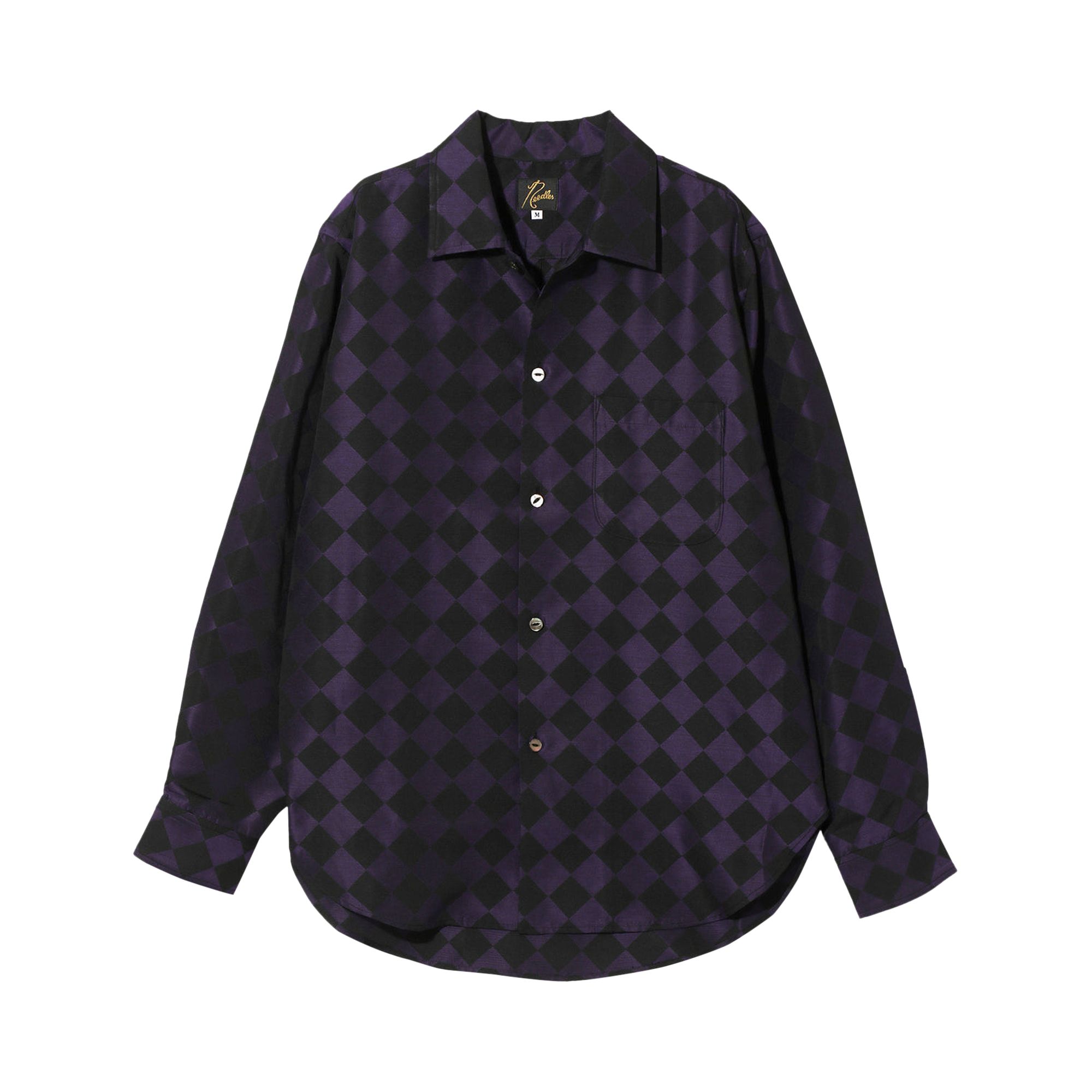 Pre-owned Needles One-up Shirt 'blue/brown' | Men's Size L