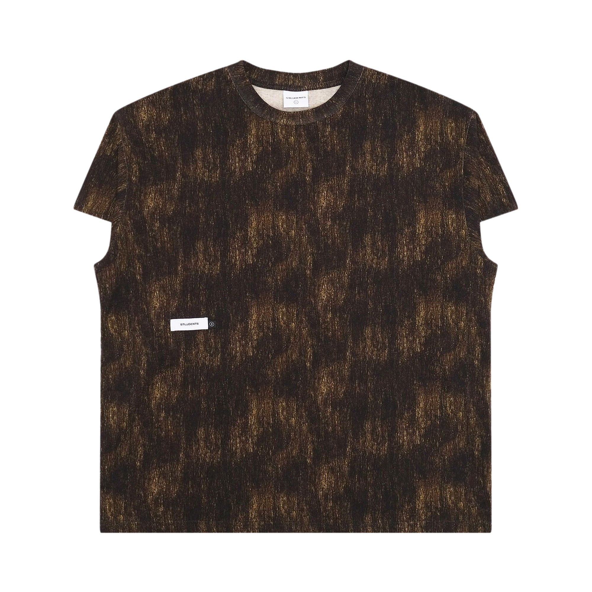 Pre-owned Students Laurence Long-sleeve Layered T-shirt 'camo' | Multi-color | Men's Size Xl