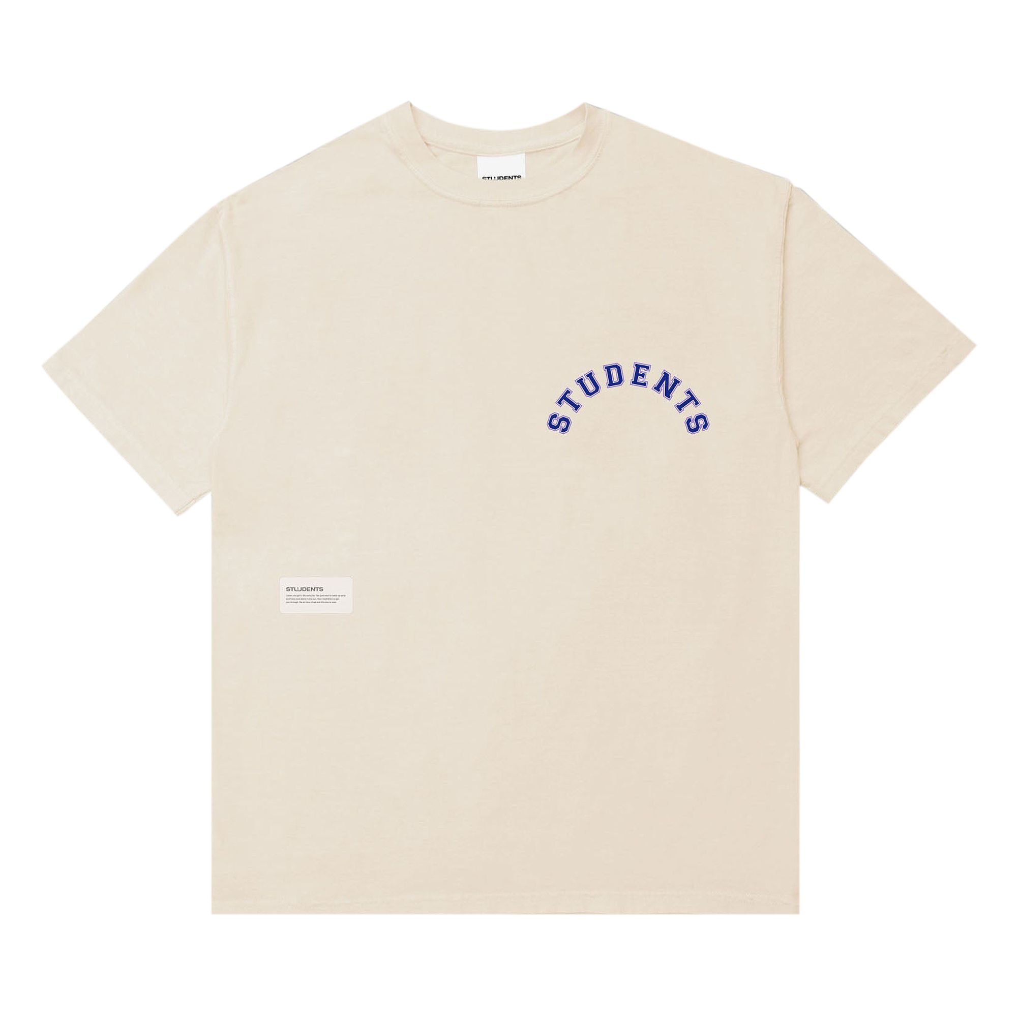 Pre-owned Students University T-shirt 'nude' | Cream | Men's Size Xxl
