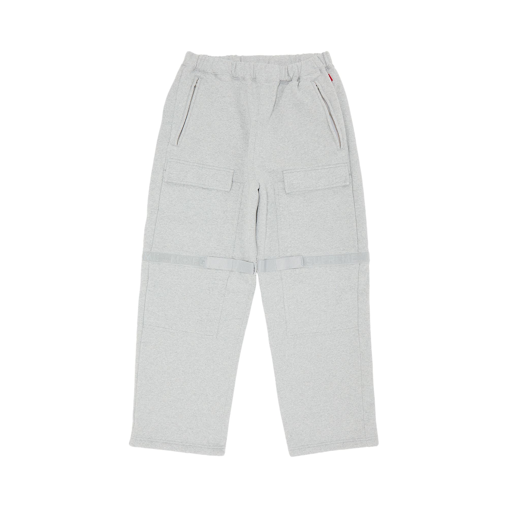 Pre-owned Supreme X Martithé + François Girbaud Shuttle Tape Cargo Sweatpant 'heather Grey' | Men's Size Xxl