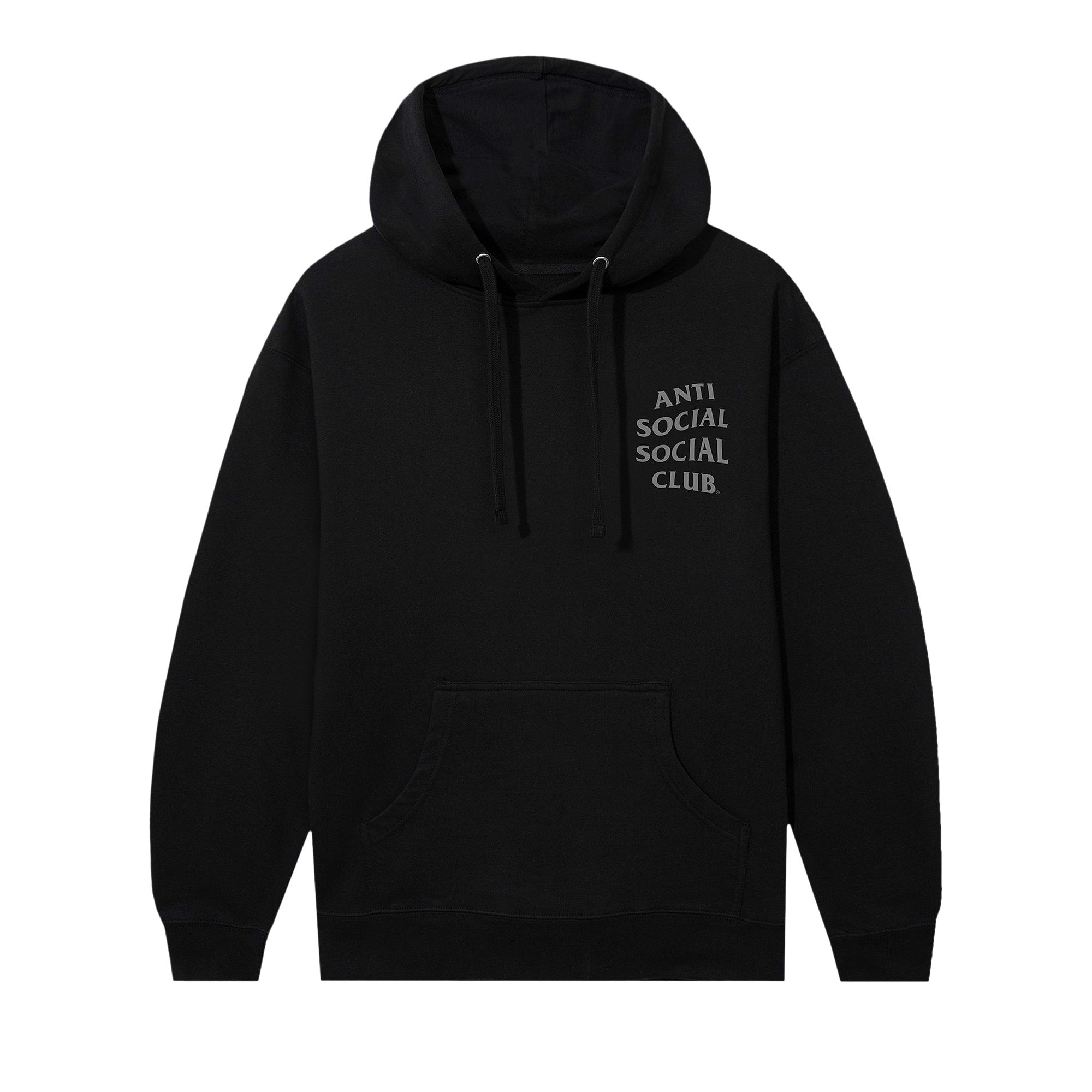 Pre-owned Anti Social Social Club Mind Games Hoodie 'black' | Men's Size L