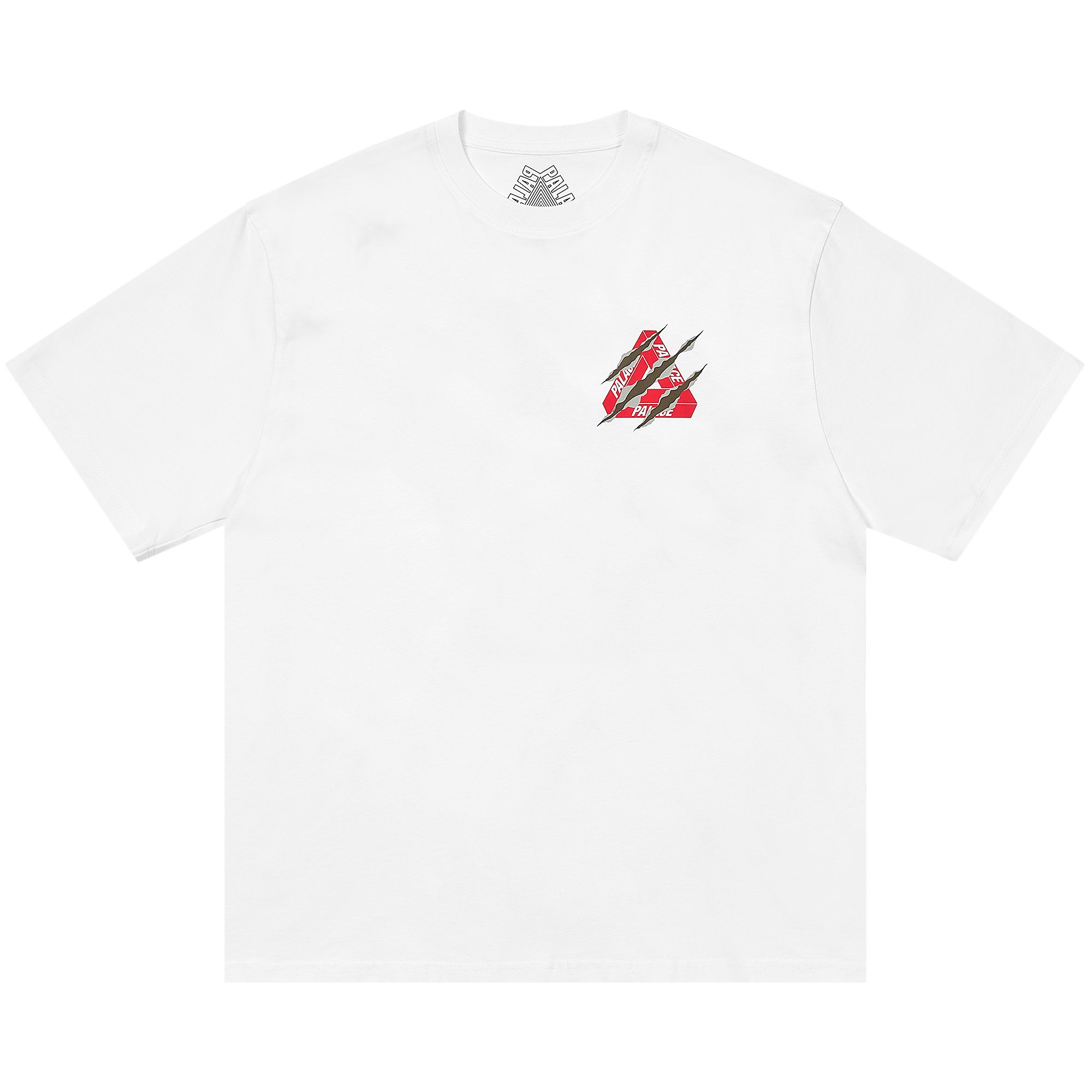 Pre-owned Palace Ripped Tri T-shirt 'white' | Men's Size Xl