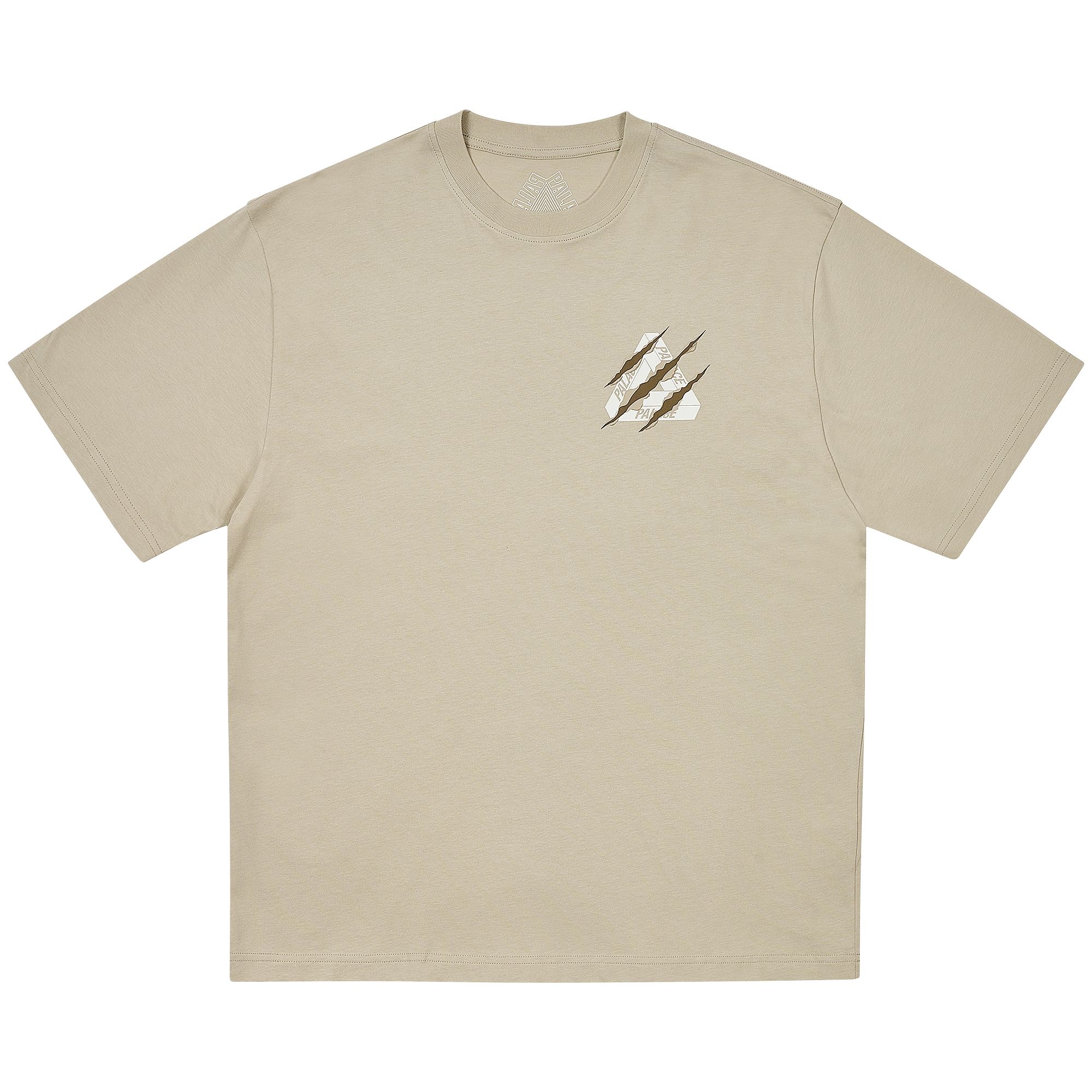 Pre-owned Palace Ripped Tri T-shirt 'stoney Grey' | Men's Size Xxl In Gray