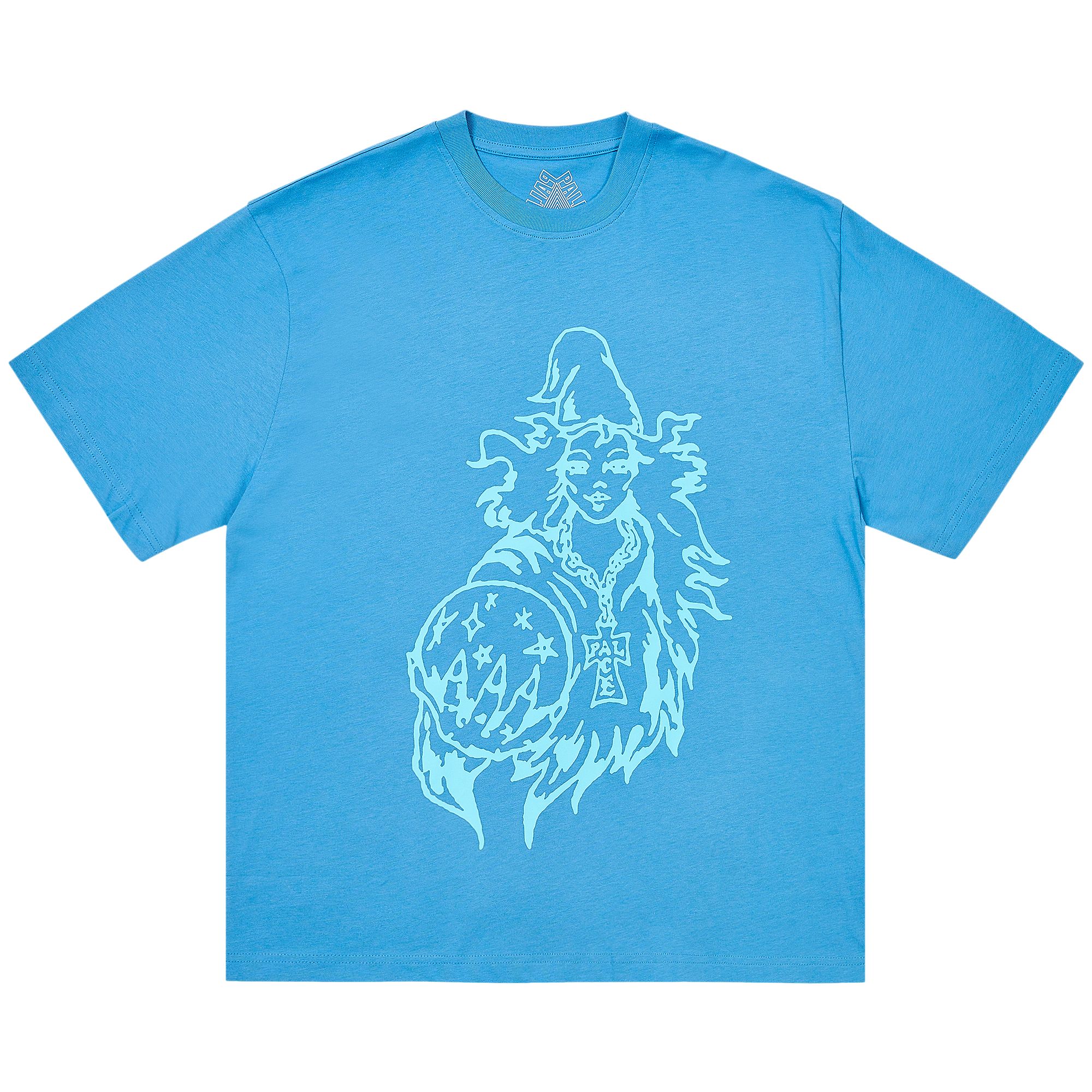 Pre-owned Palace Wiz T-shirt 'ocean Blue' | Men's Size M