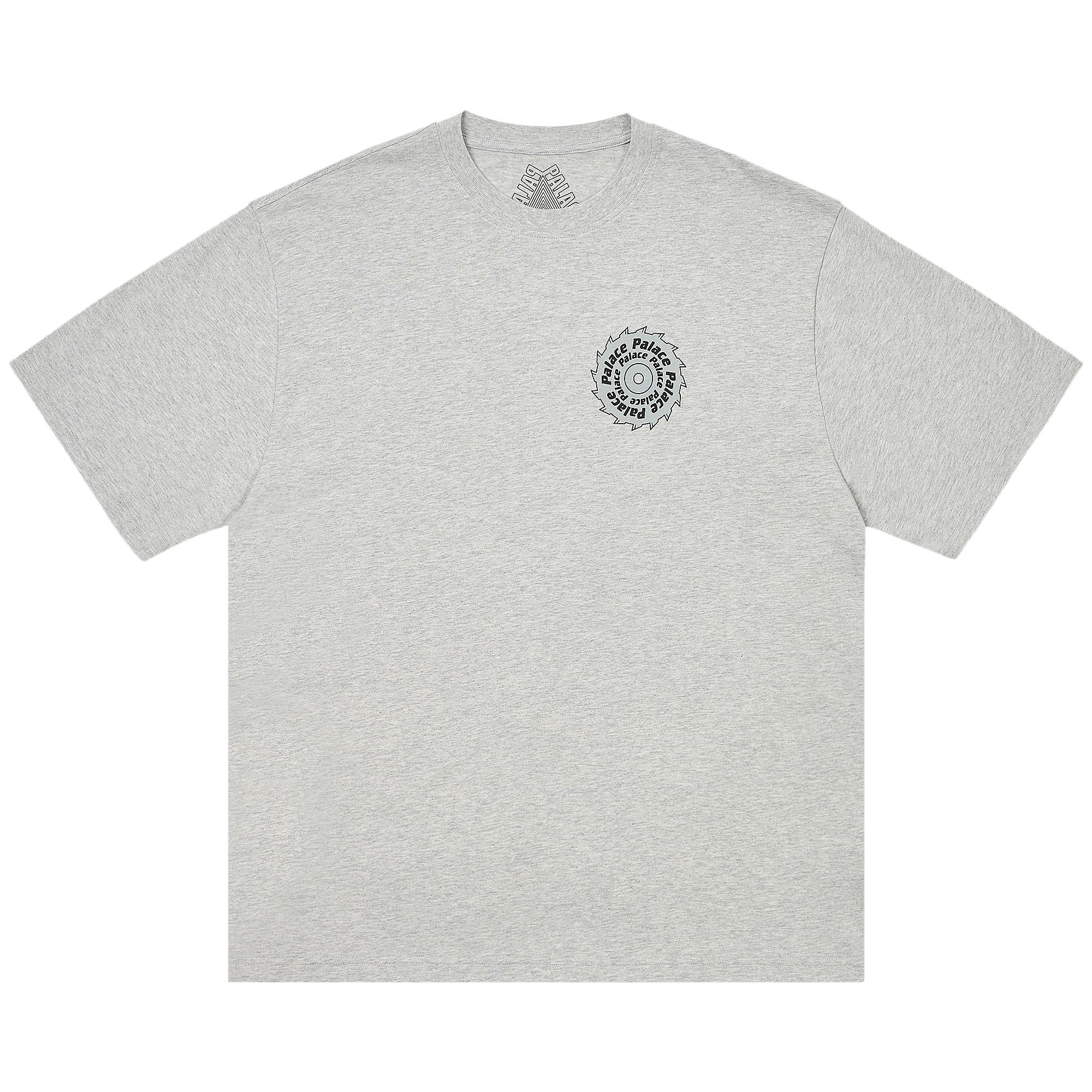Pre-owned Palace Saw T-shirt 'grey Marl' | Men's Size S In Gray
