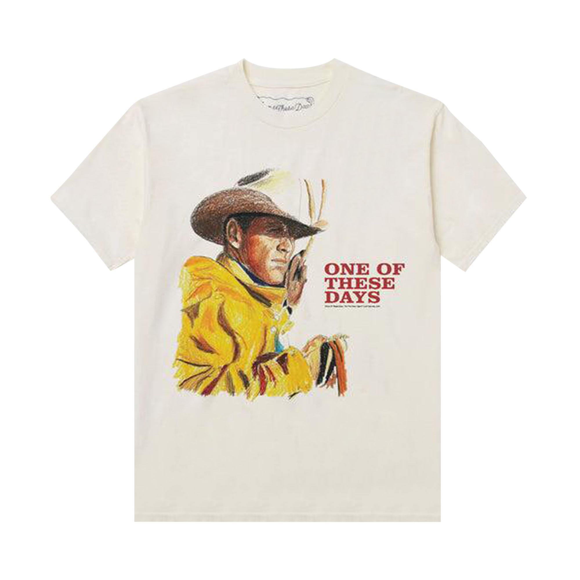 Pre-owned One Of These Days Tomorrow Never Knows T-shirt 'bone' | White | Men's Size M