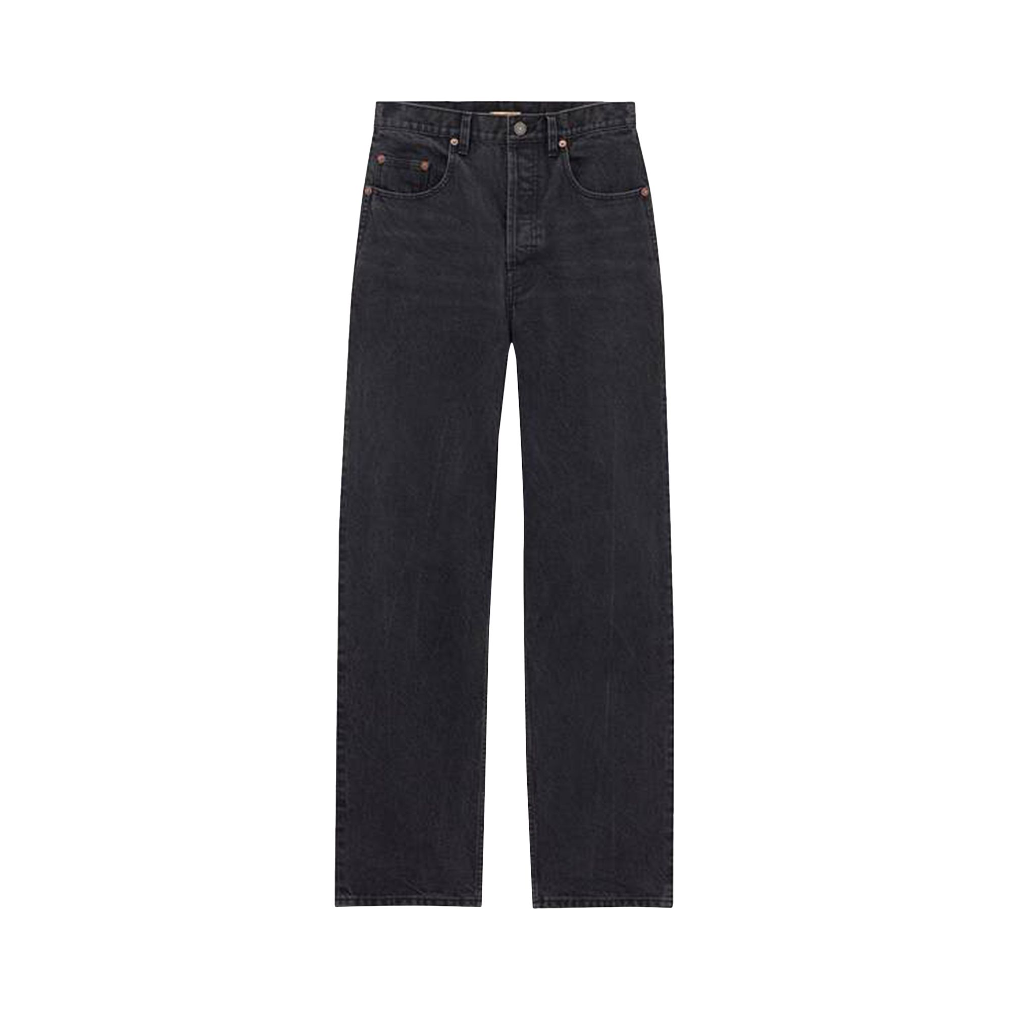 Pre-owned Saint Laurent Carrot-fit Jeans 'used Paris Black' | Women's Size 28