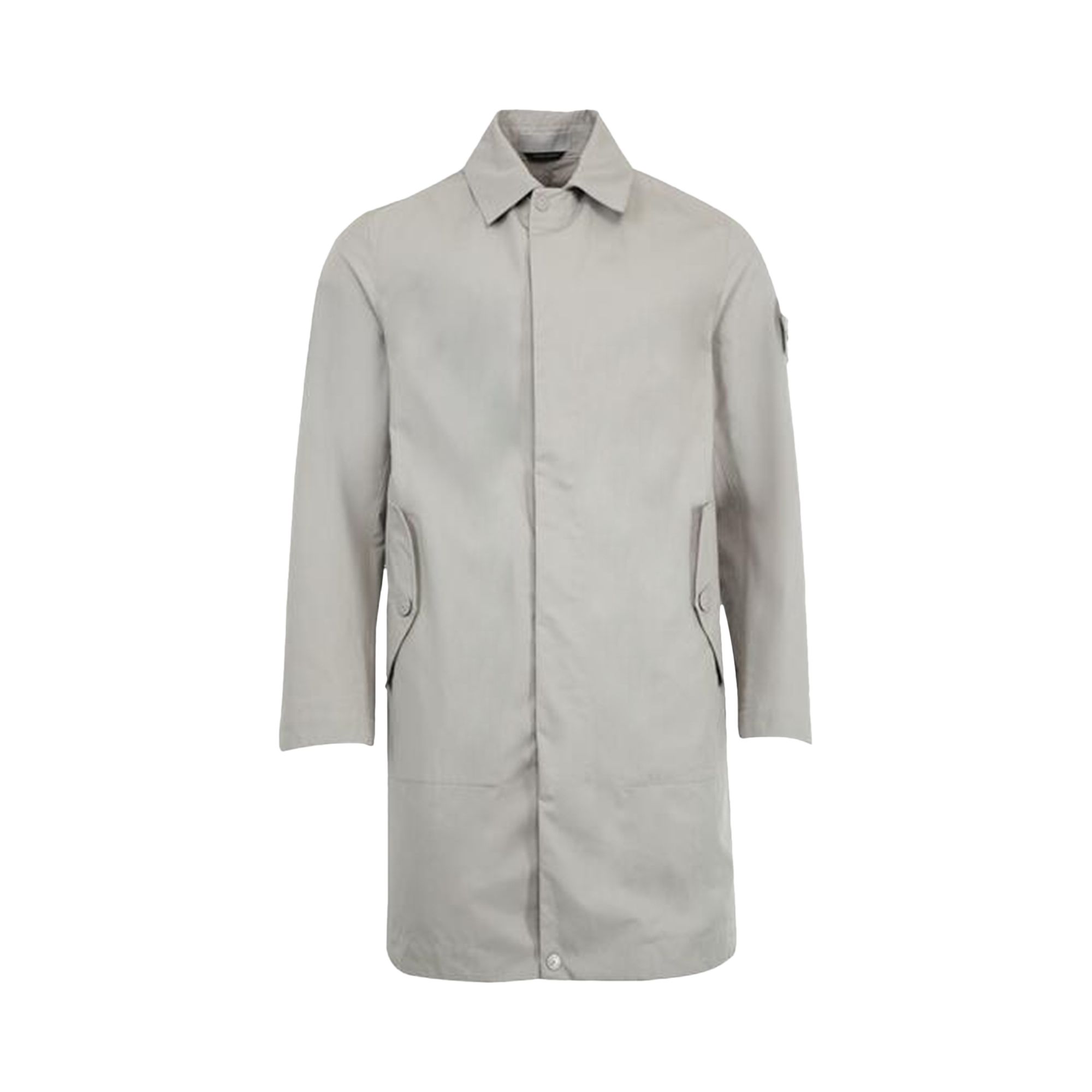 Pre-owned Stone Island Trench Coat 'dust' | Grey | Men's Size L