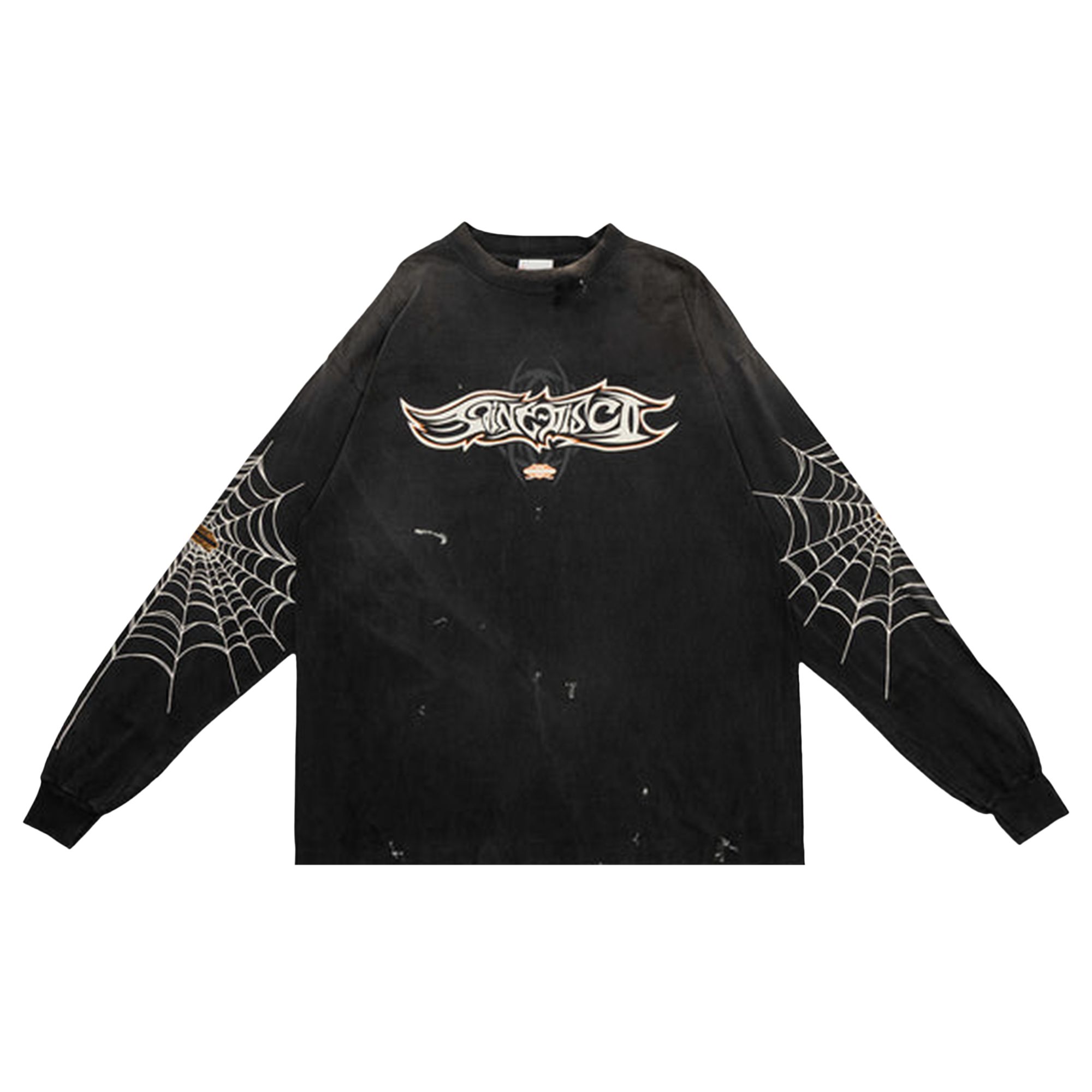 Pre-owned Saint Mxxxxxx Insanity Long-sleeve Tee 'black' | Men's Size M