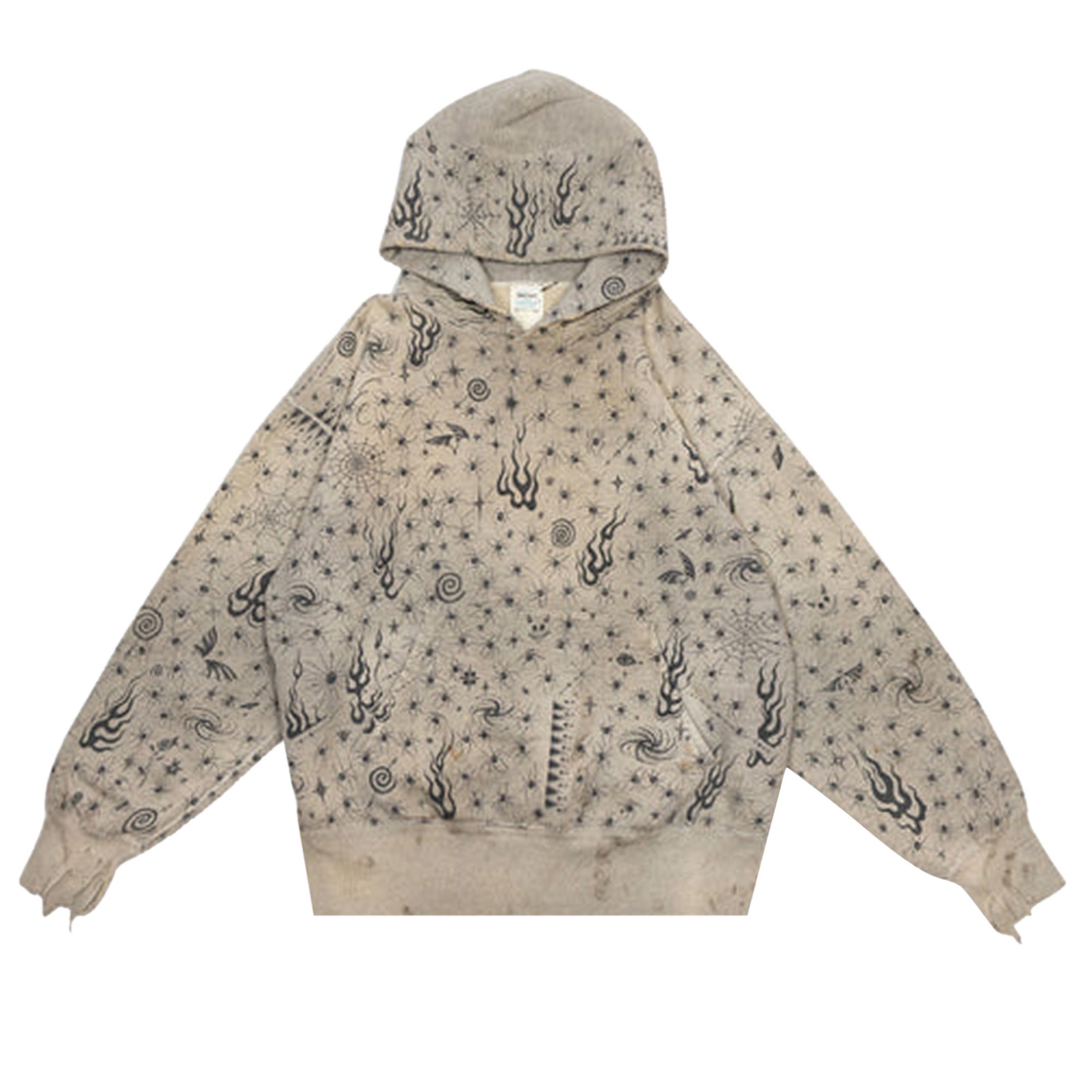 Pre-owned Saint Mxxxxxx X Dr. Woo Hoodie 'grey' | Men's Size Xl