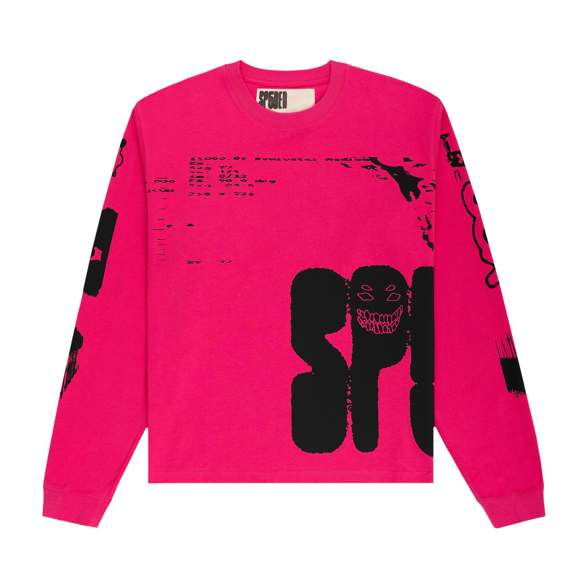 Pre-owned Sp5der X-ray Long-sleeve Tee 'pink' | Men's Size M